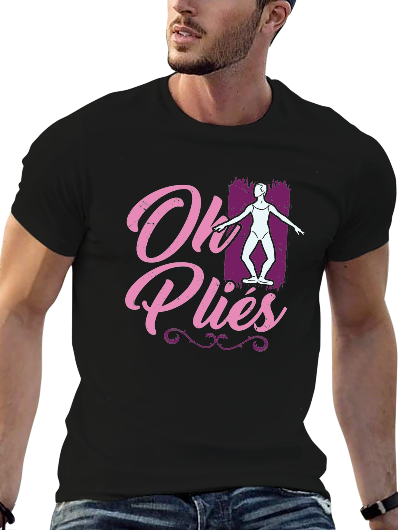 Black Oh Pliés Ballet T-Shirt - Dance Apparel view 6
