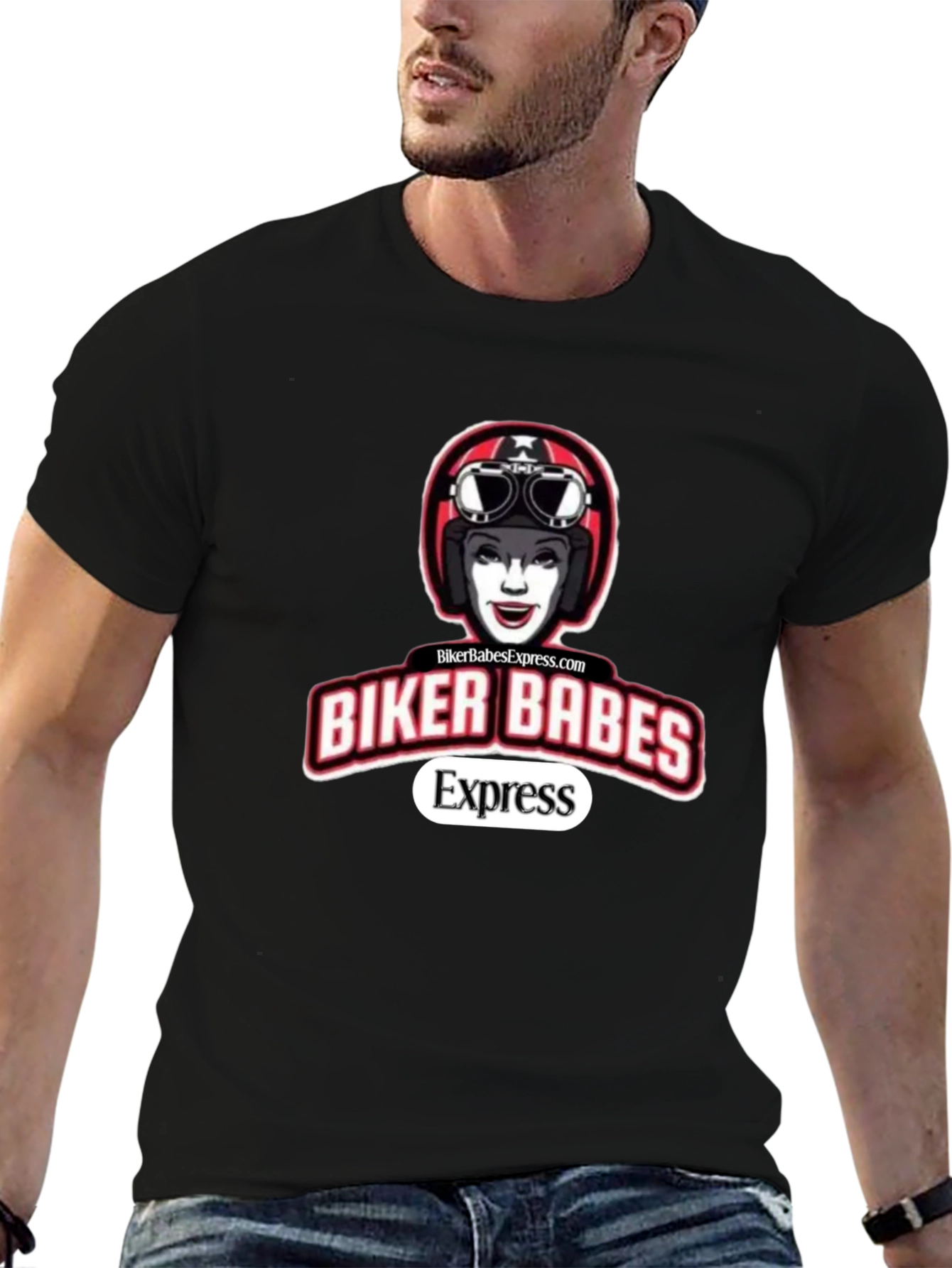 Black Biker Babes Express Black T-Shirt view 6