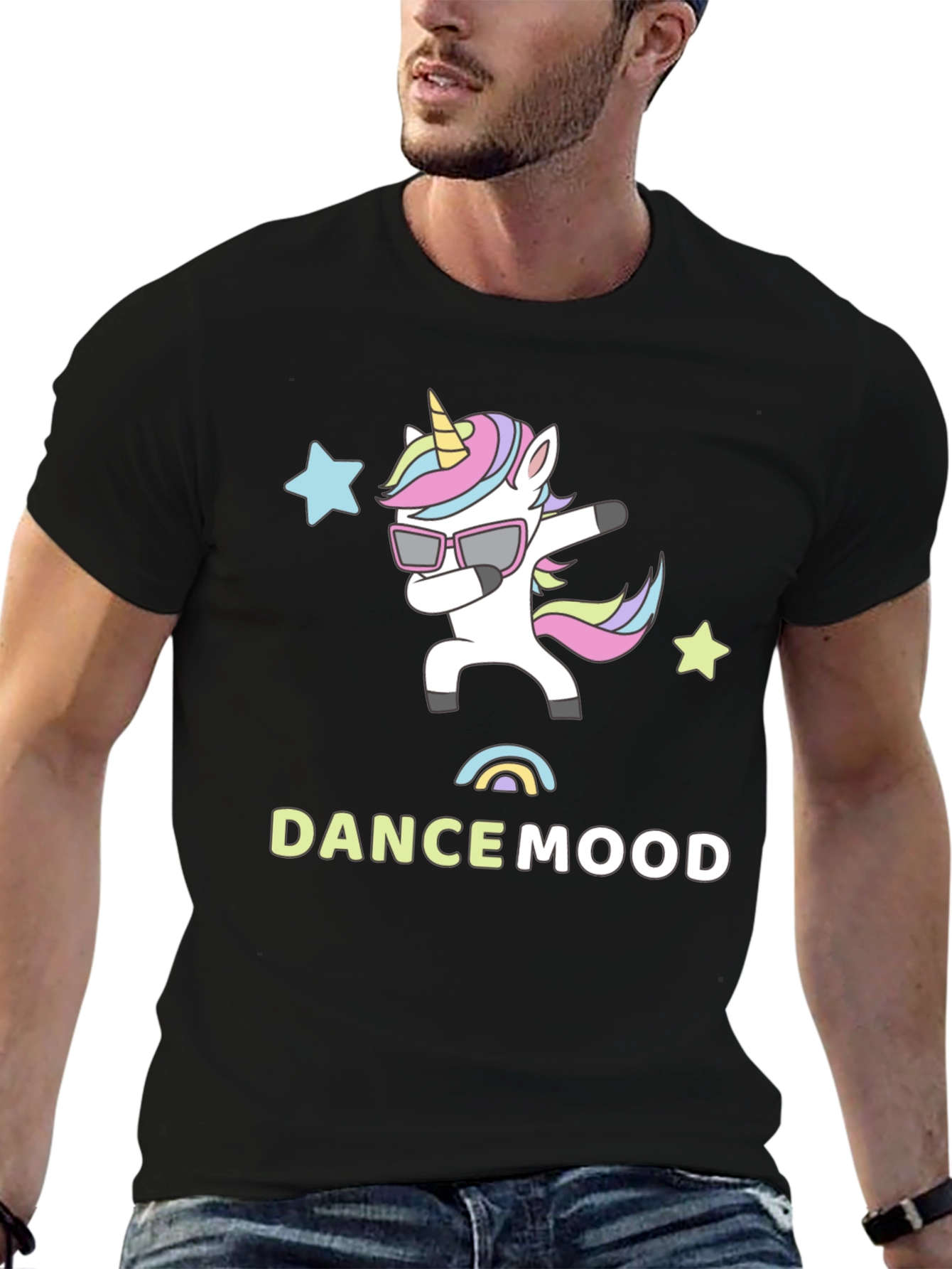 DANCE MOOD Unicorn Graphic Tee - Stylish & Fun! - 6
