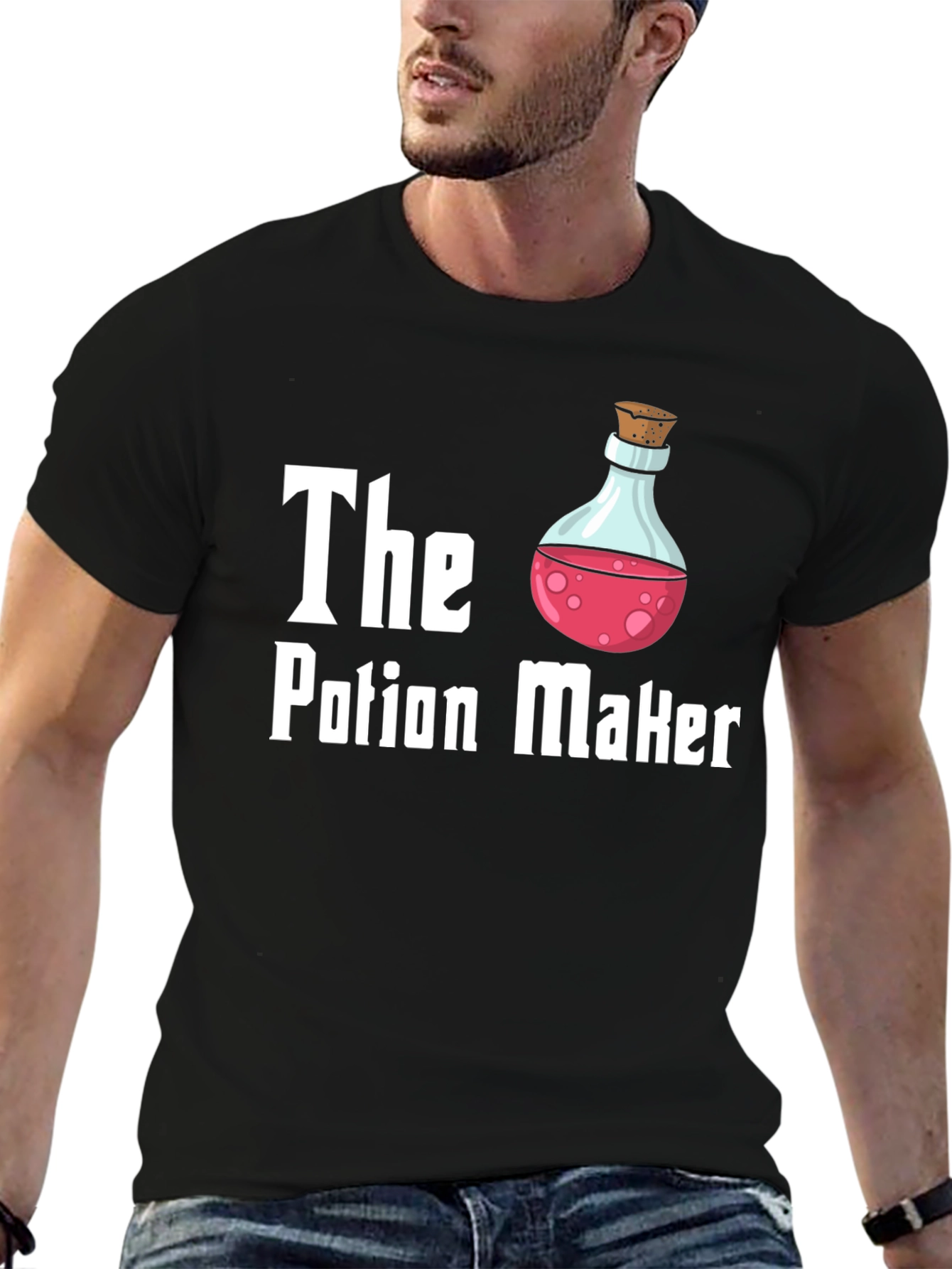 Black The Potion Maker T-Shirt - Wizarding Brew view 6
