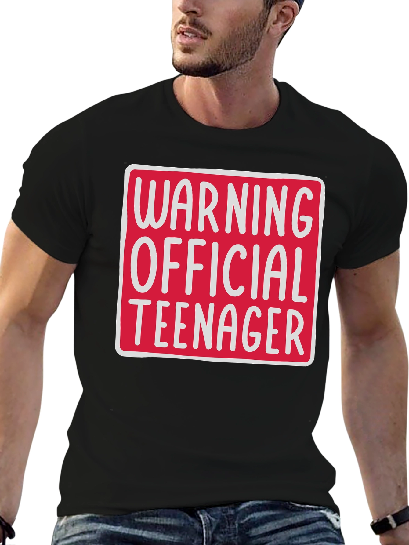 Warning Official Teenager T-Shirt - 6