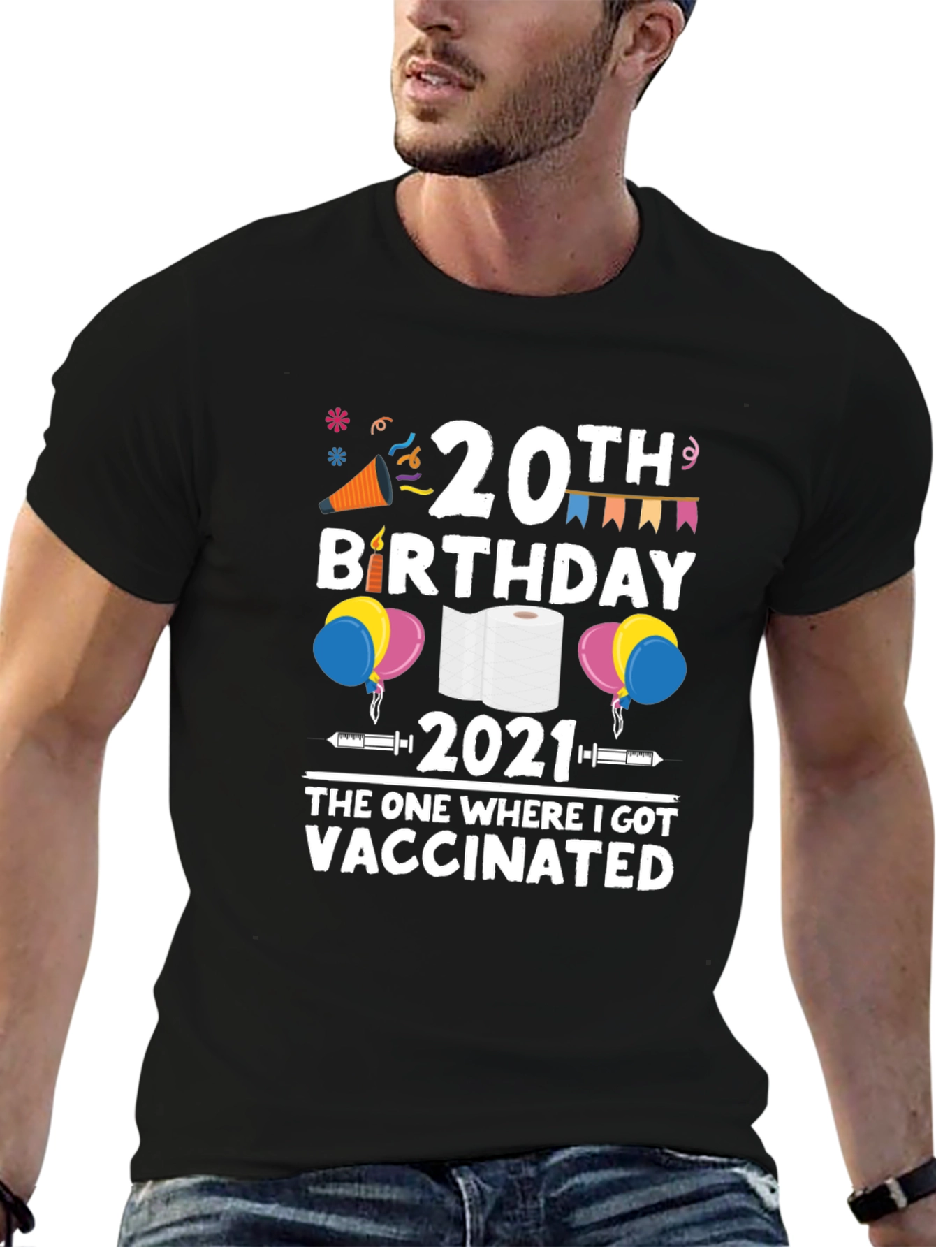 20th Birthday Vaccinated T-Shirt - 6