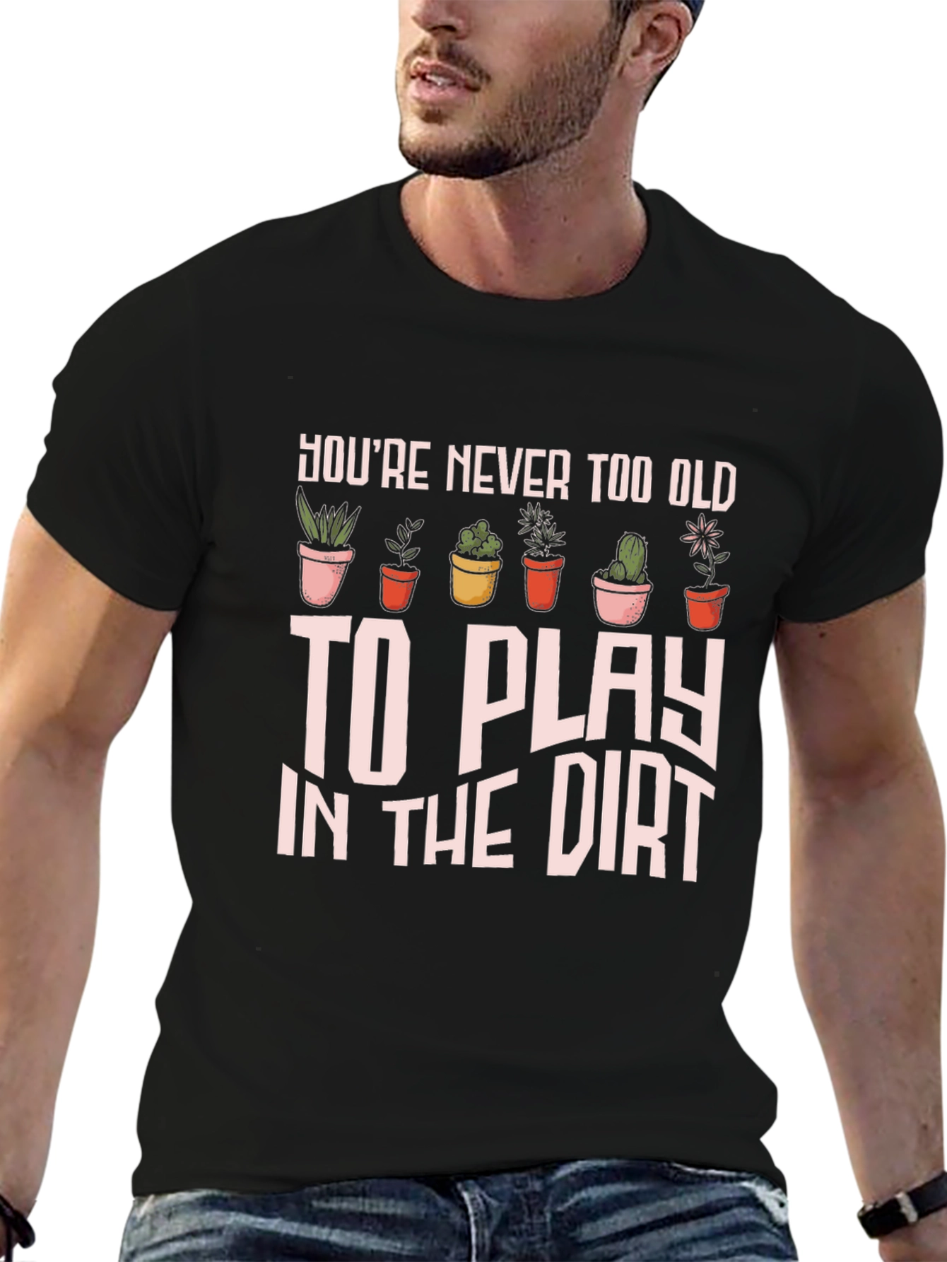 Black Play in the Dirt Graphic Tee view 6