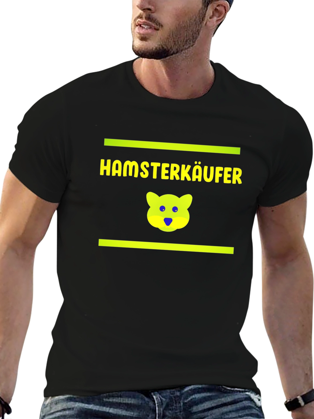 Black Hamsterkäufer Graphic Tee view 6