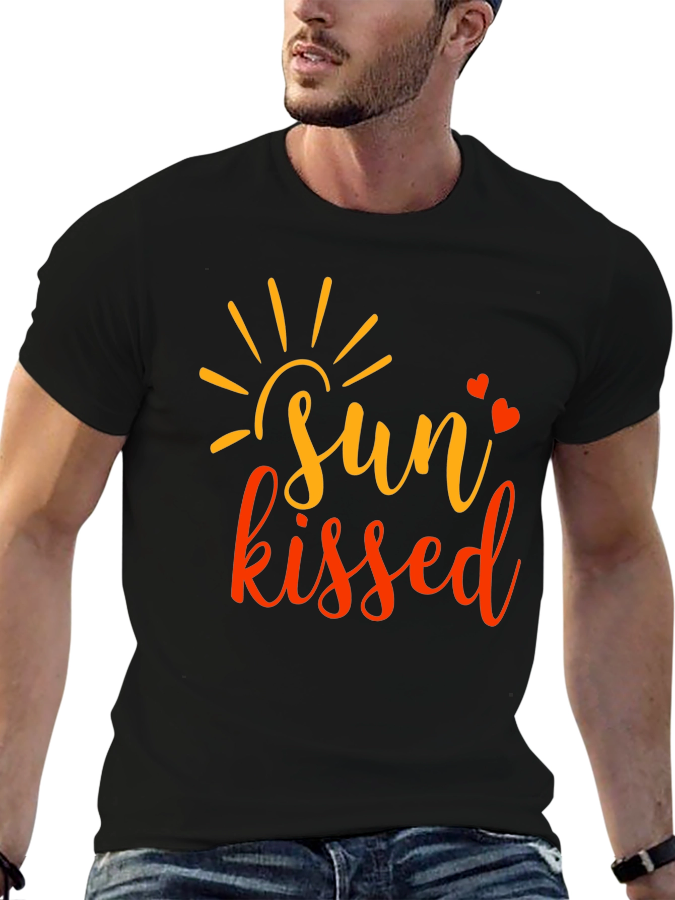 Black Sun Kissed Graphic Tee - Black view 6