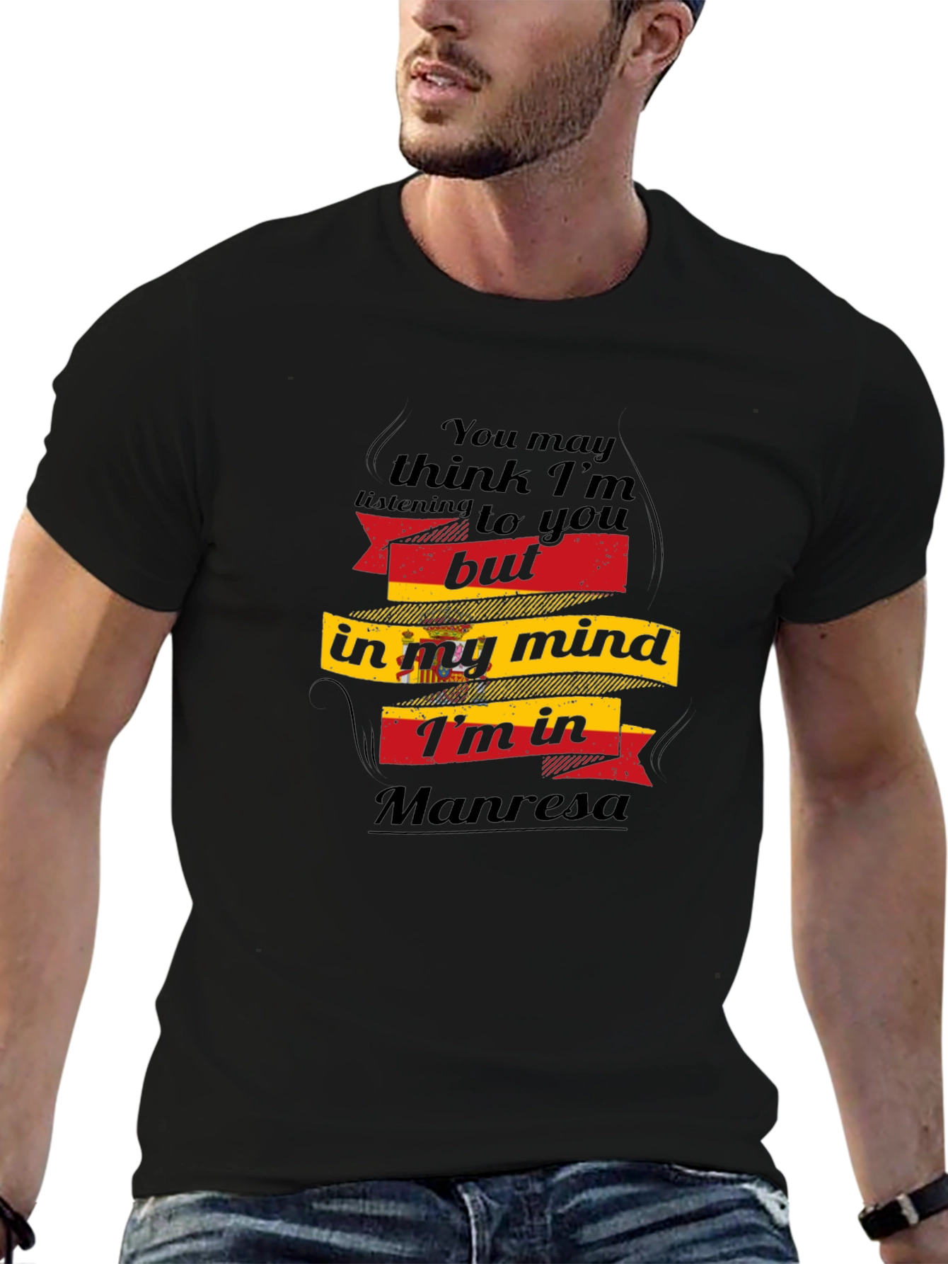 Manresa Mind T-Shirt - Funny Spain Travel Tee - 6
