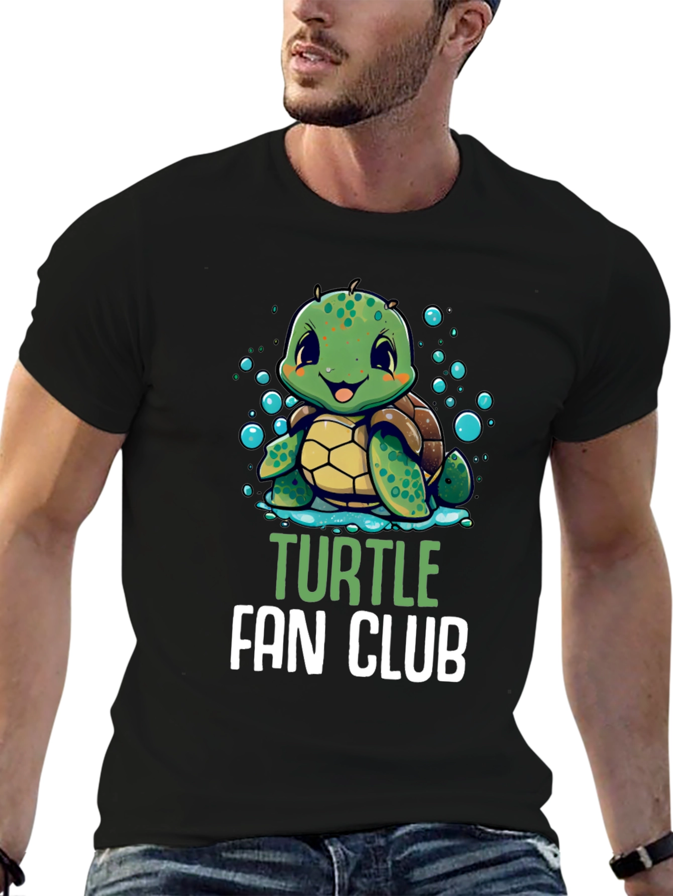 Black Turtle Fan Club T-Shirt view 6