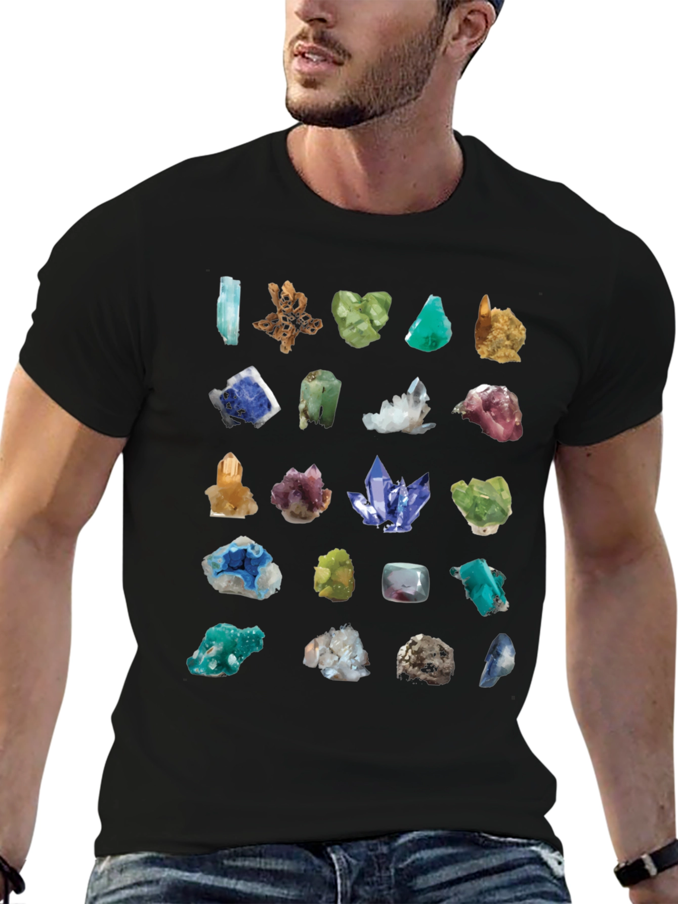 Black Gemstone Collection Graphic T-Shirt view 6