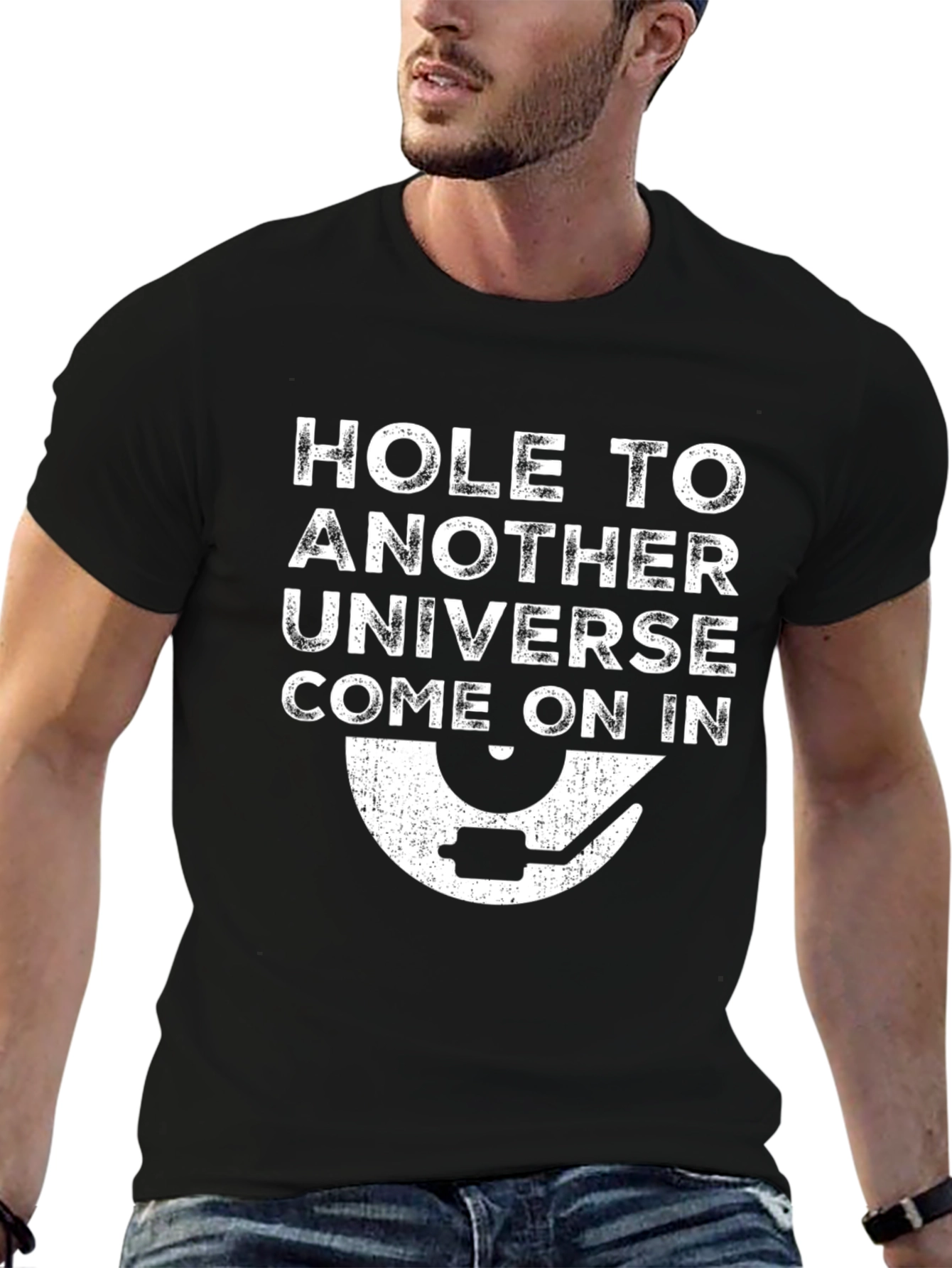 Hole to Another Universe Graphic T-Shirt - 6