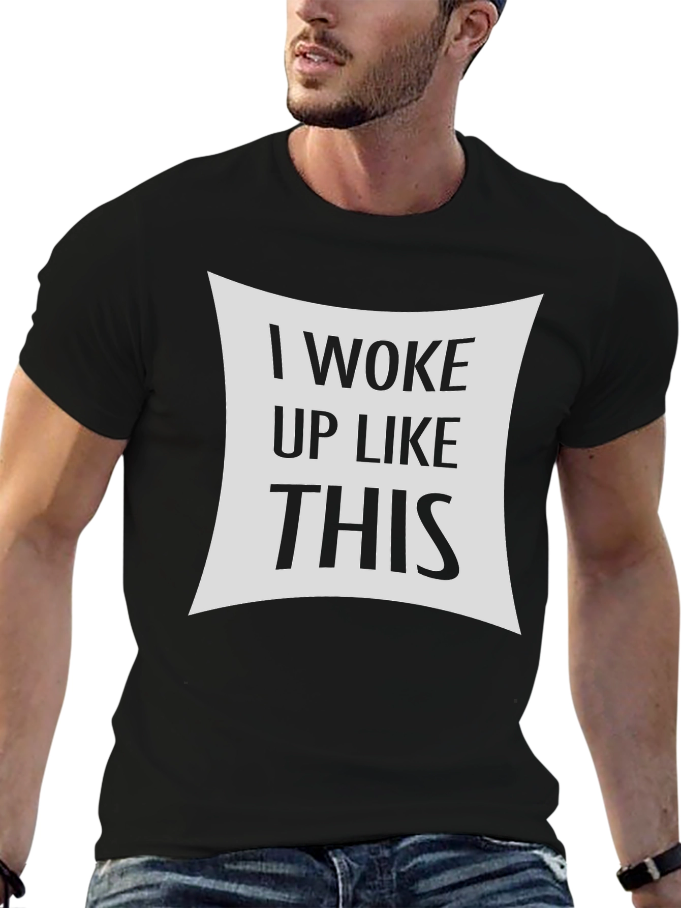 Black I Woke Up Like This - Graphic T-Shirt view 6