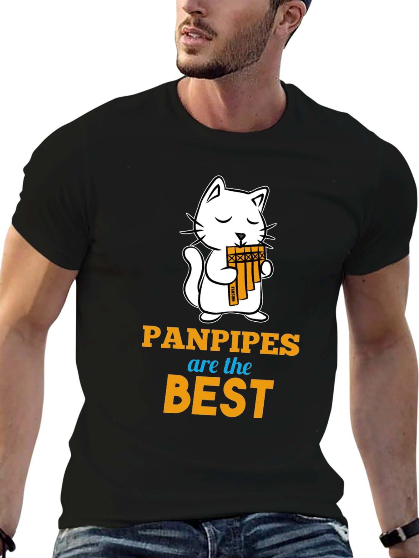 Black Panpipes are the BEST T-Shirt view 6