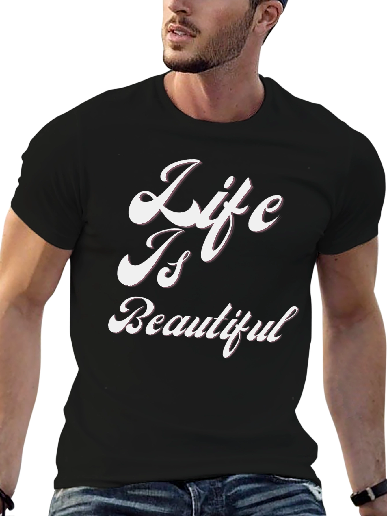 Black Life is Beautiful Graphic Tee - Stylish & Comfortable view 6