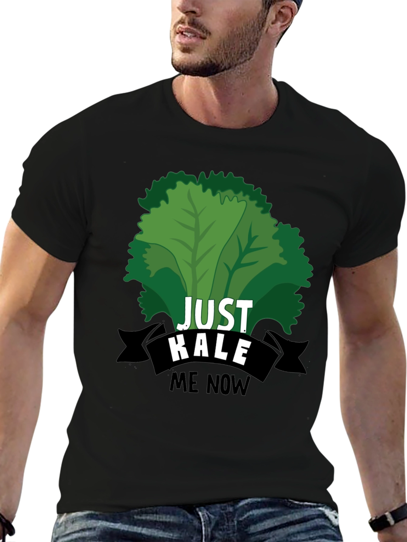 Black Just Kale Me Now T-Shirt view 6