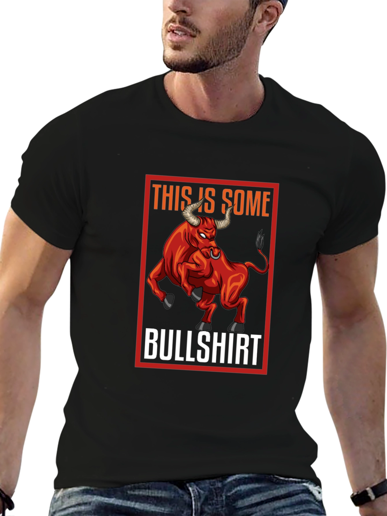 Black This is Some Bullshirt Graphic Tee view 6