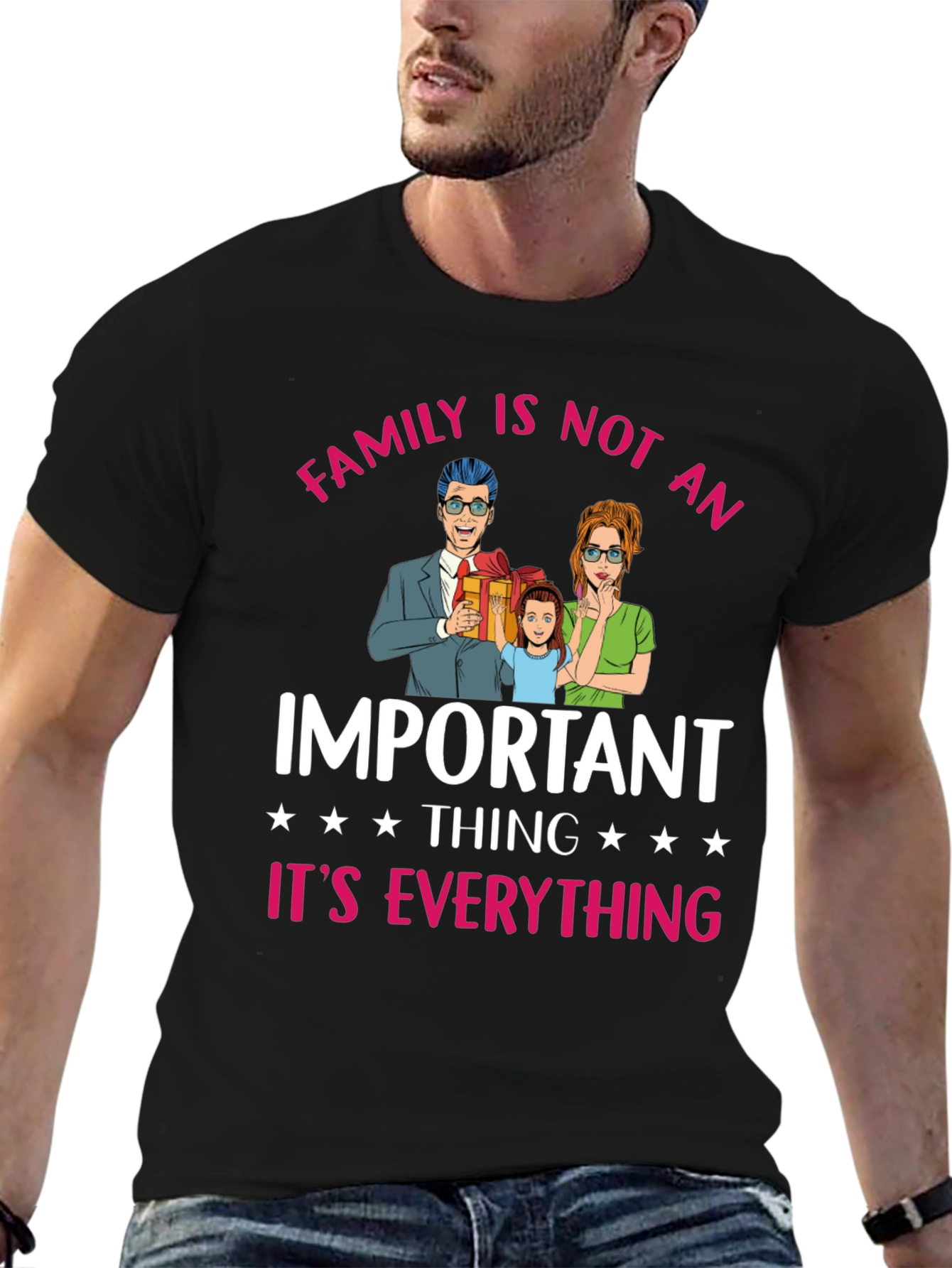 Black Family Is Everything Graphic Tee view 6