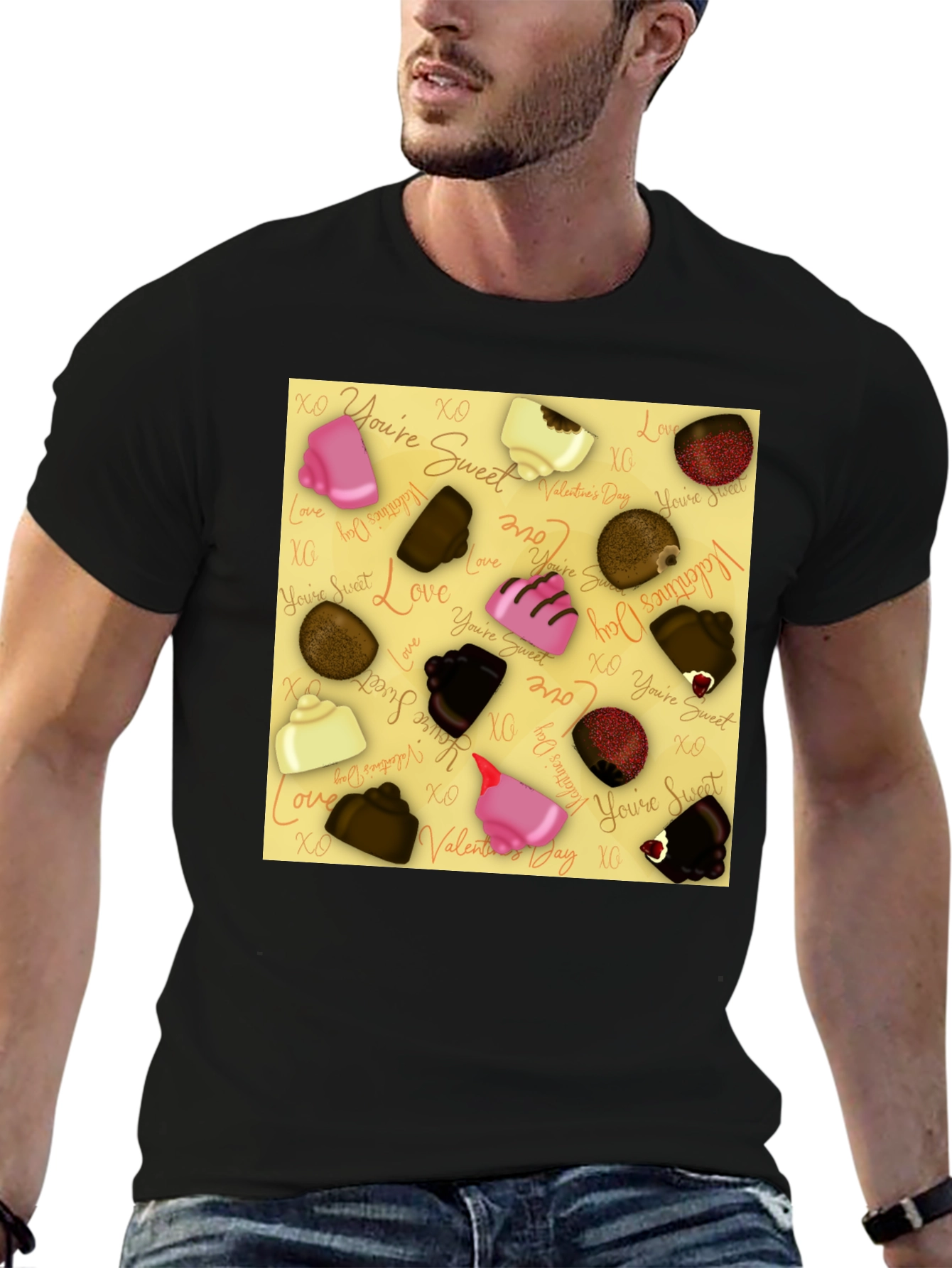 Black Sweet Treat T-Shirt: Chocolate Lover's Delight view 6