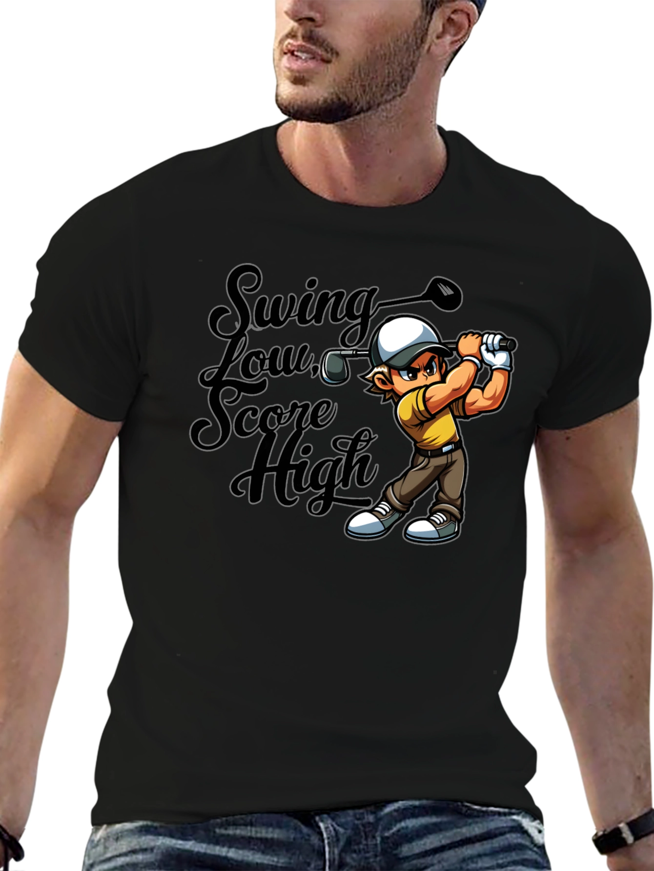 Golf Swing T-Shirt - Swing Low Score High - 6