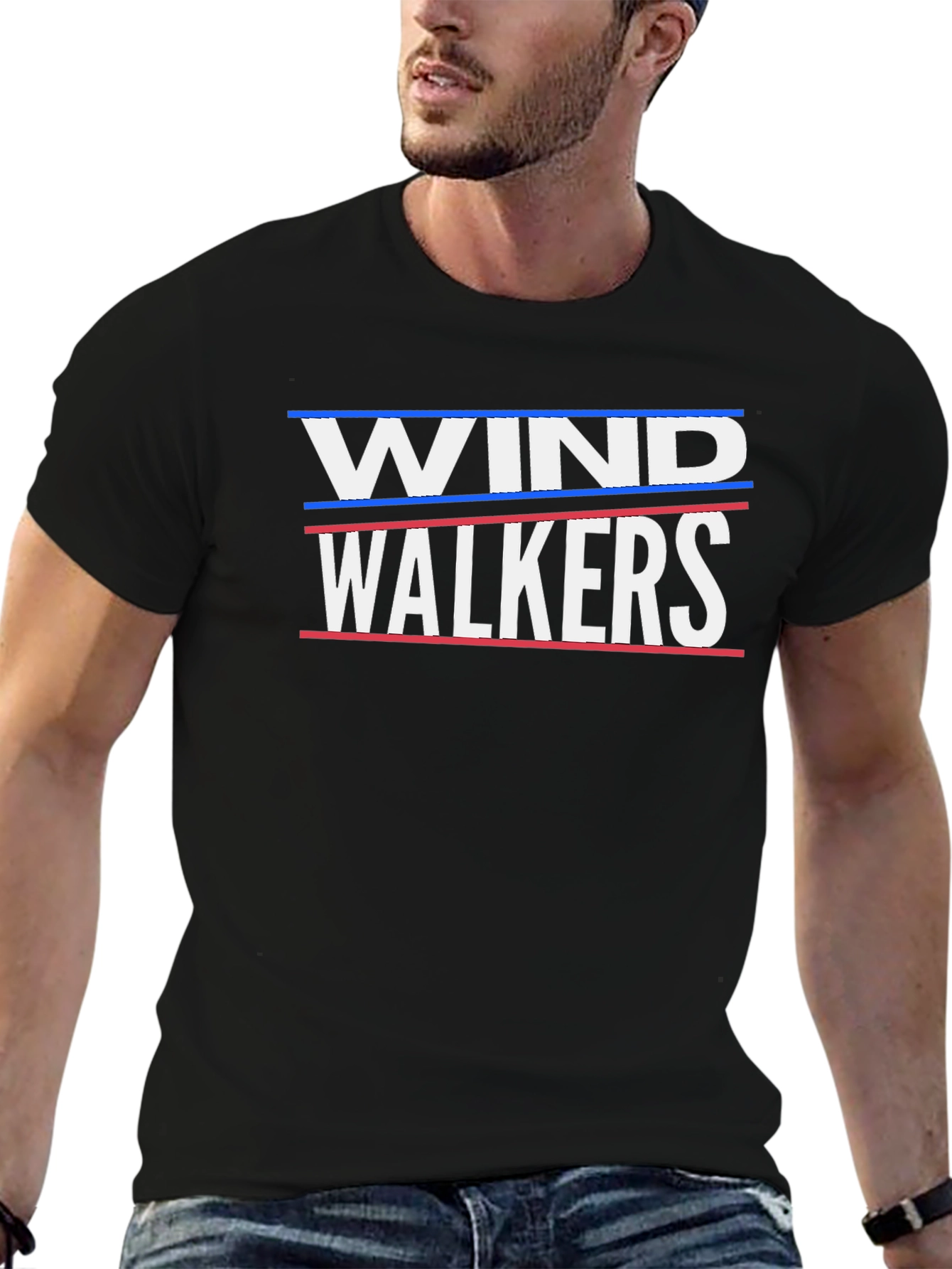 Black Wind Walkers Graphic T-Shirt - Stylish & Comfortable view 6