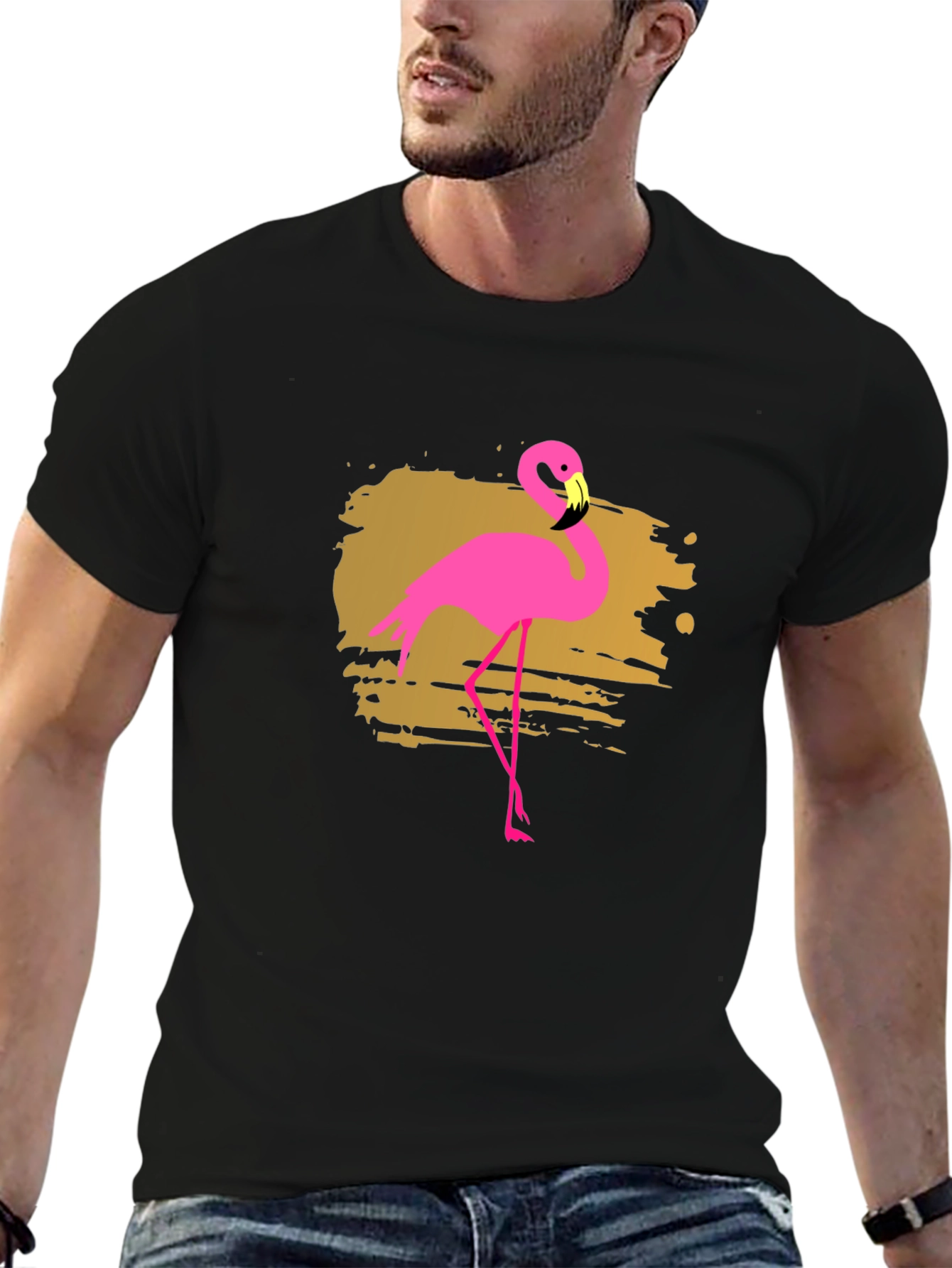 Black Flamingo Graphic Tee - 6