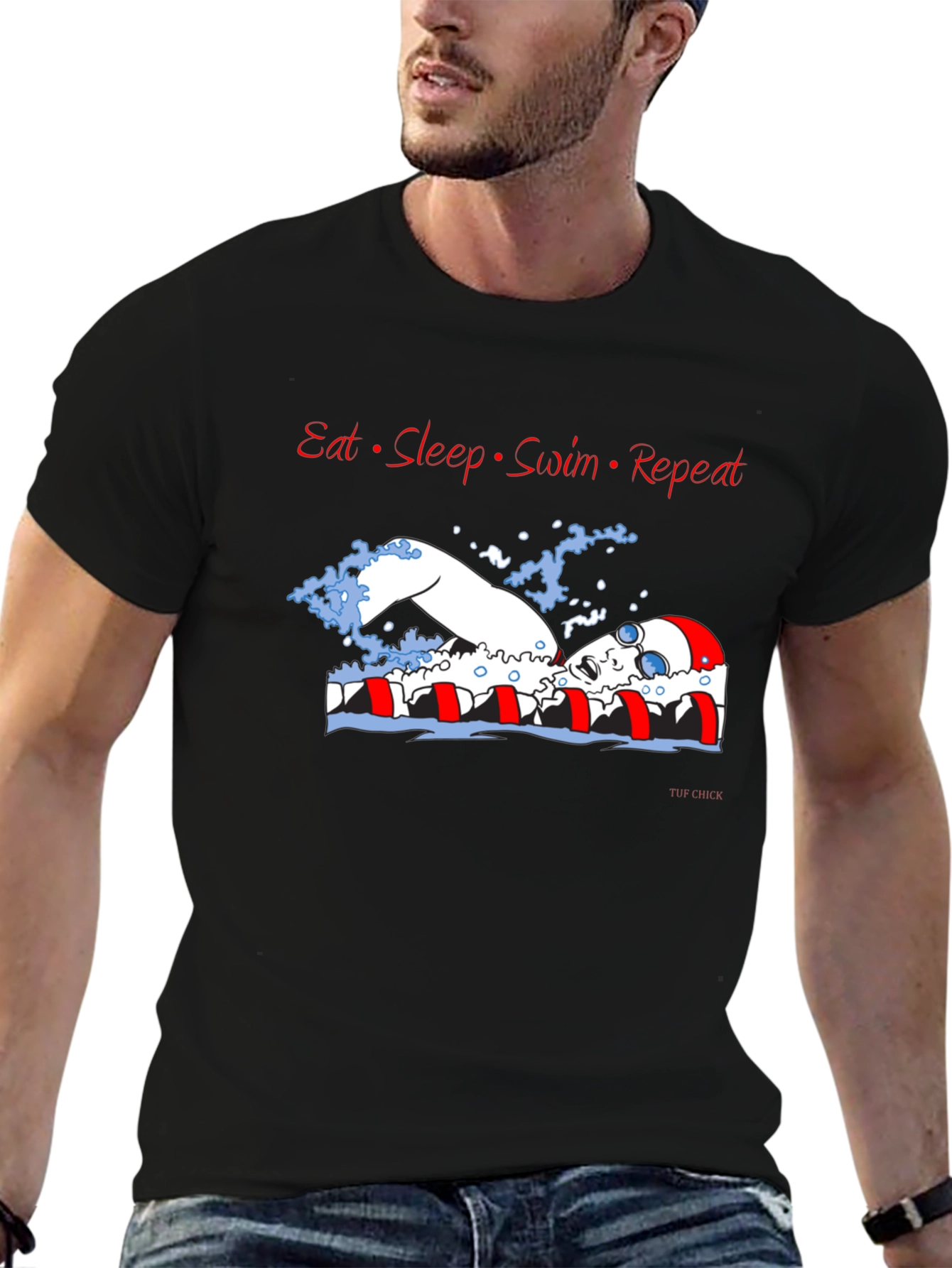 Eat Sleep Swim Repeat T-Shirt - 6