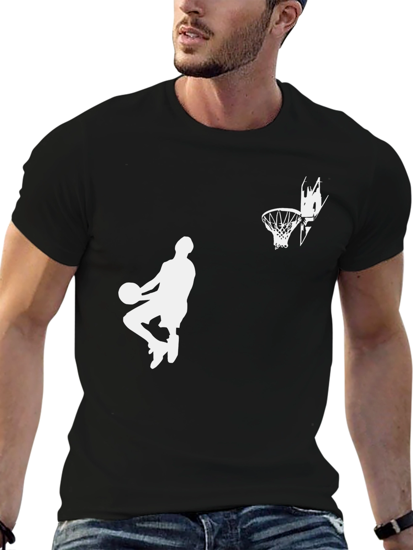 Basketball Graphic Tee - Dunk Silhouette - 6