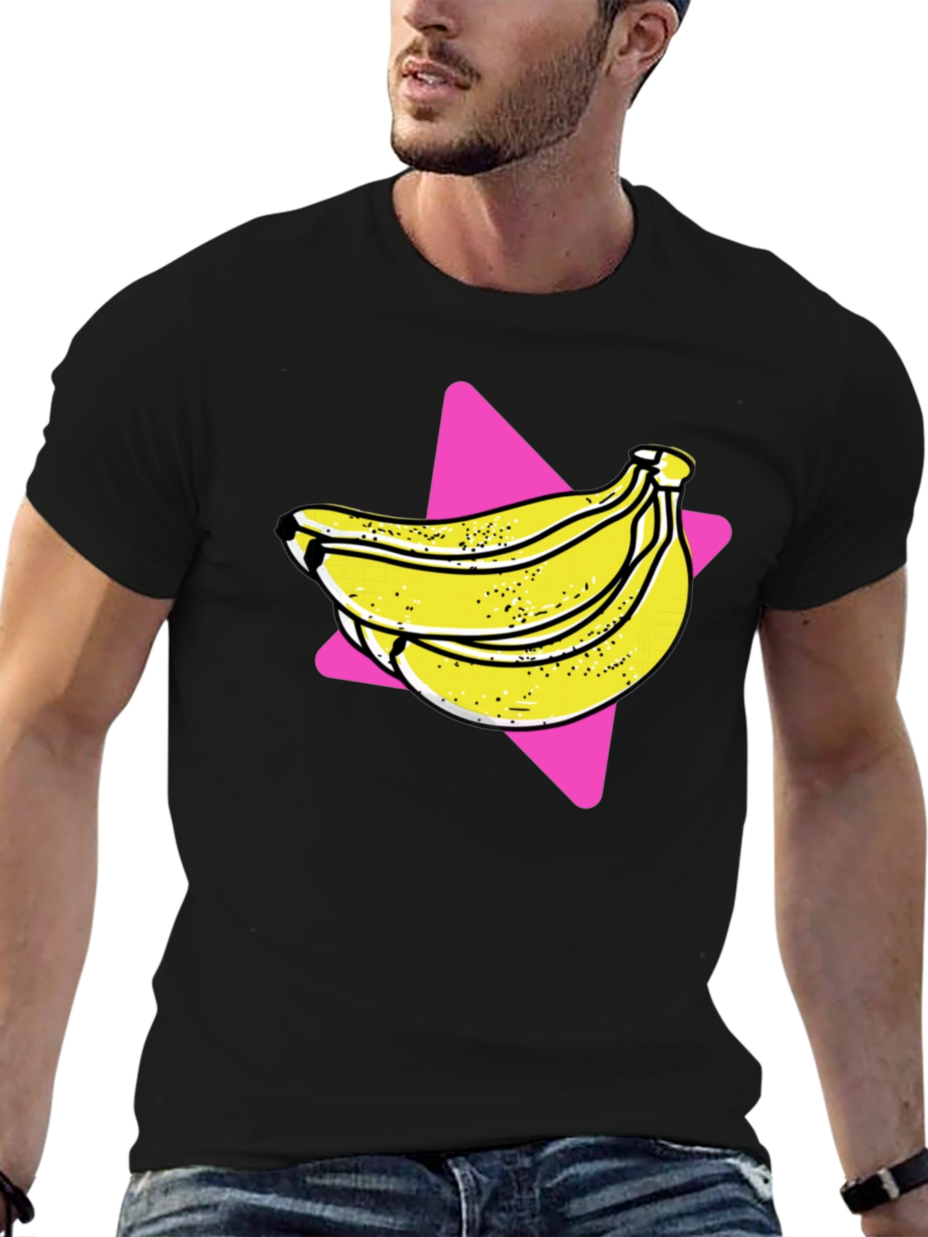 Black Banana Graphic Tee - Retro Style view 6