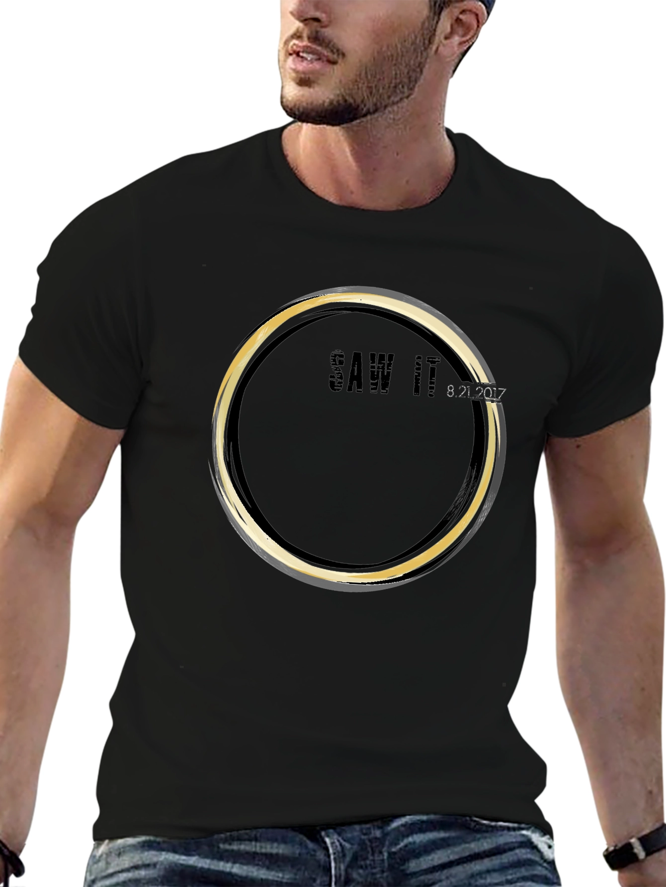 Black Black "Saw It" Eclipse Graphic Tee view 6