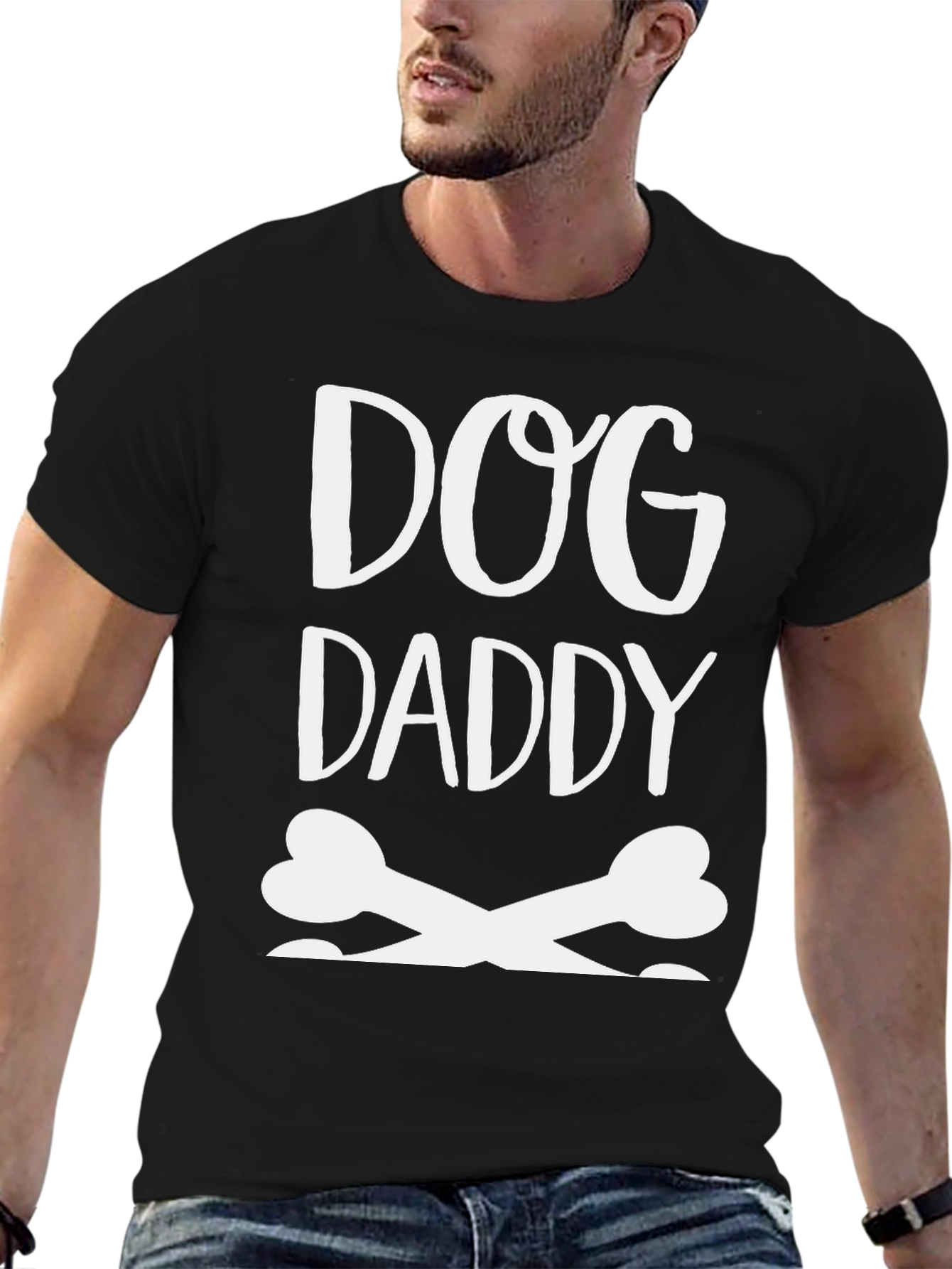 Dog Daddy T-Shirt - Men's Black Graphic Tee - 6