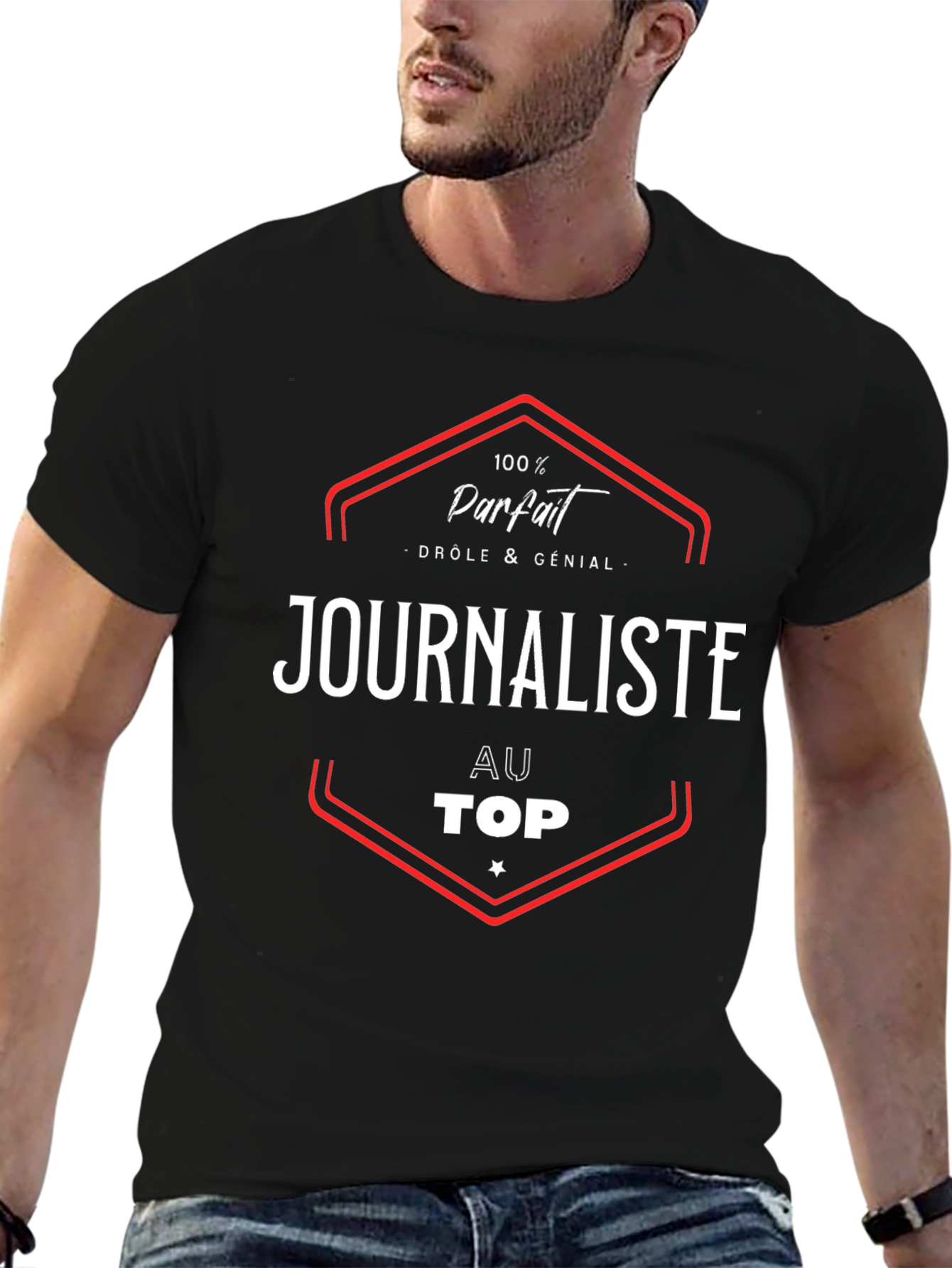 Black 100% Parfait Journalist T-Shirt view 6