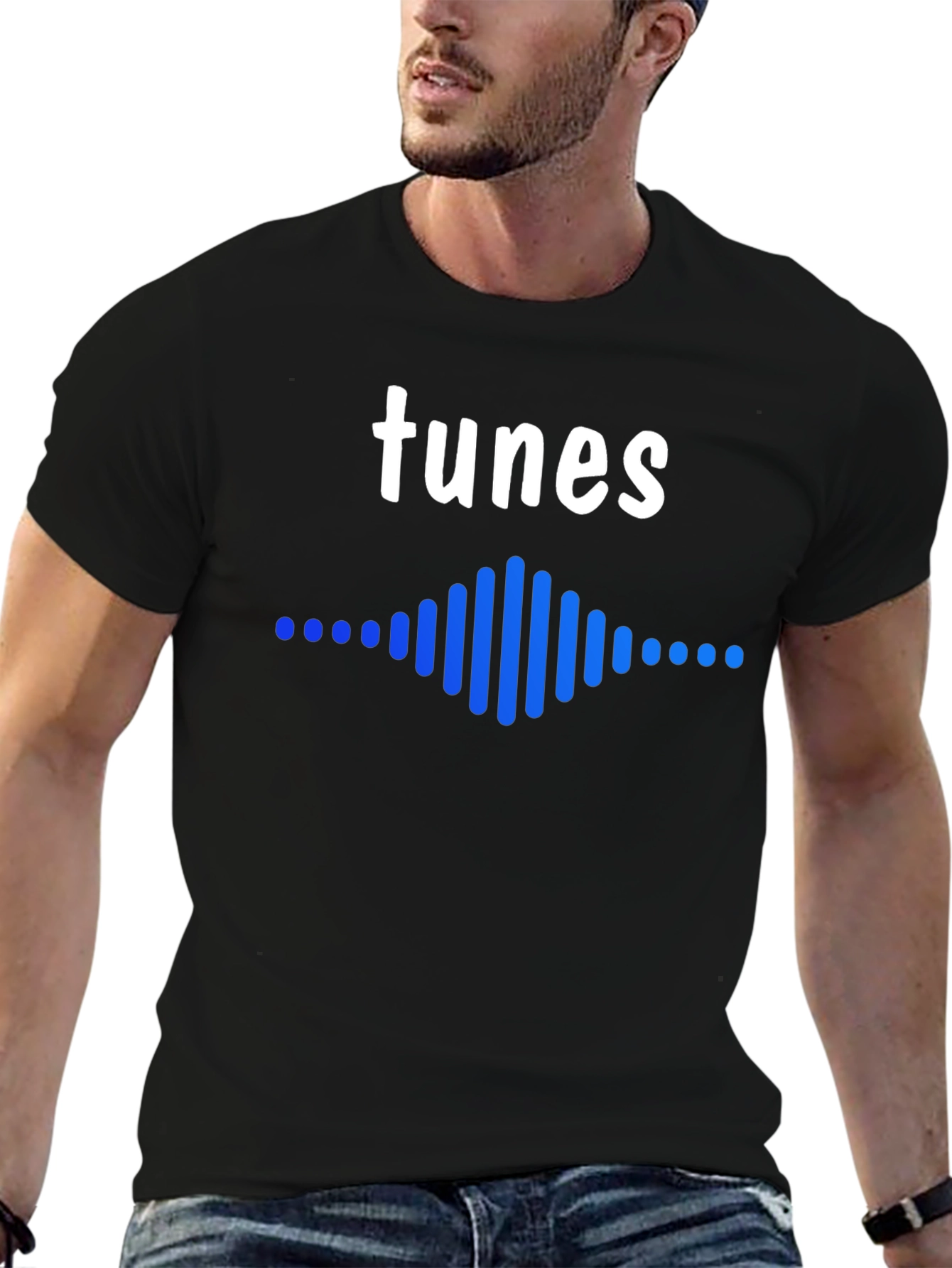 Black Tunes Graphic T-Shirt - Stylish Music Lover Tee view 6