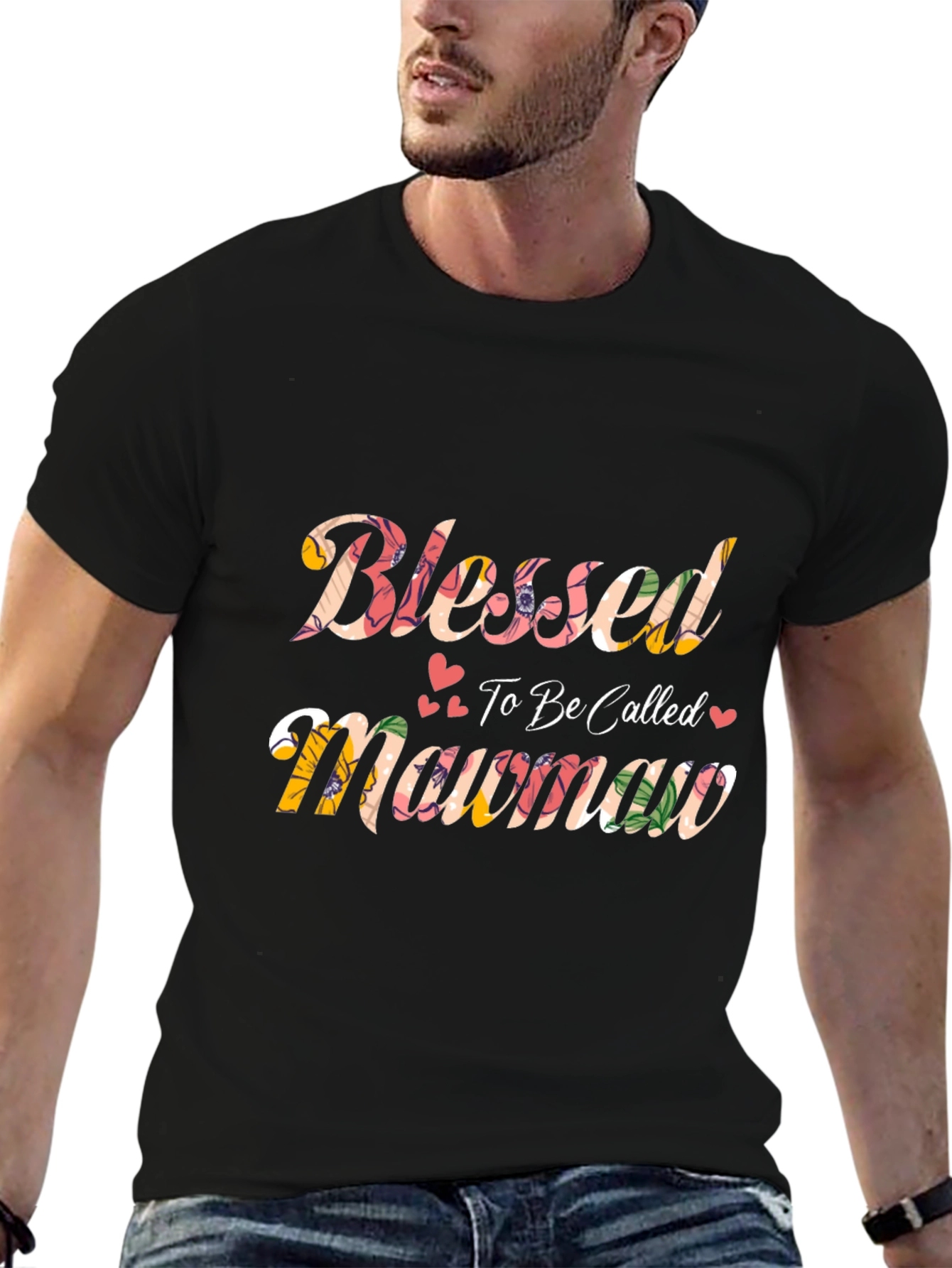 Blessed Mawmaw Floral Graphic T-Shirt - 6
