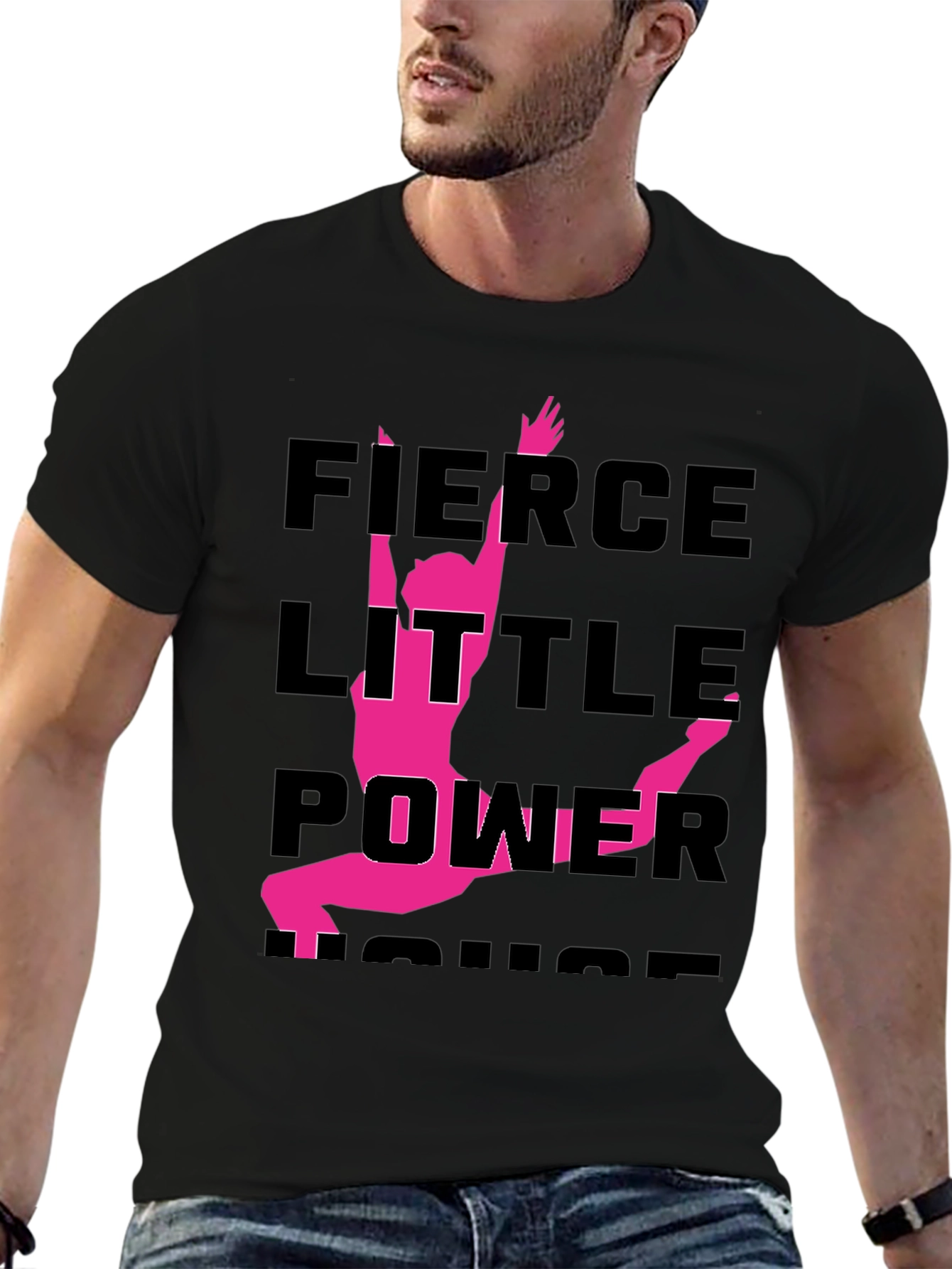 Black Fierce Little Powerhouse Tee view 6
