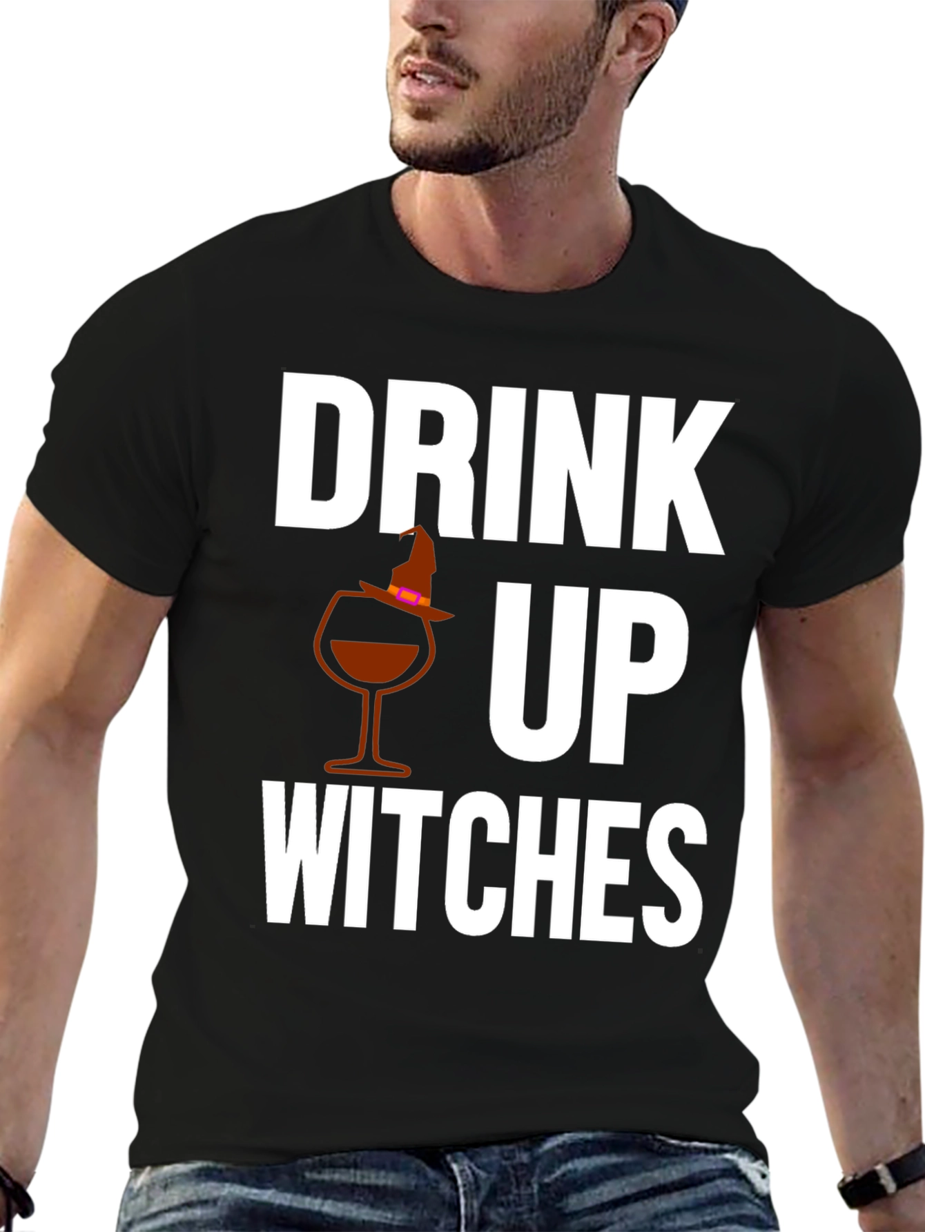 Drink Up Witches Graphic T-Shirt - 6