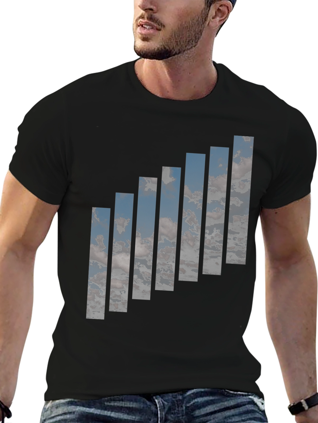 Black Skyline Ascent Graphic Tee view 6