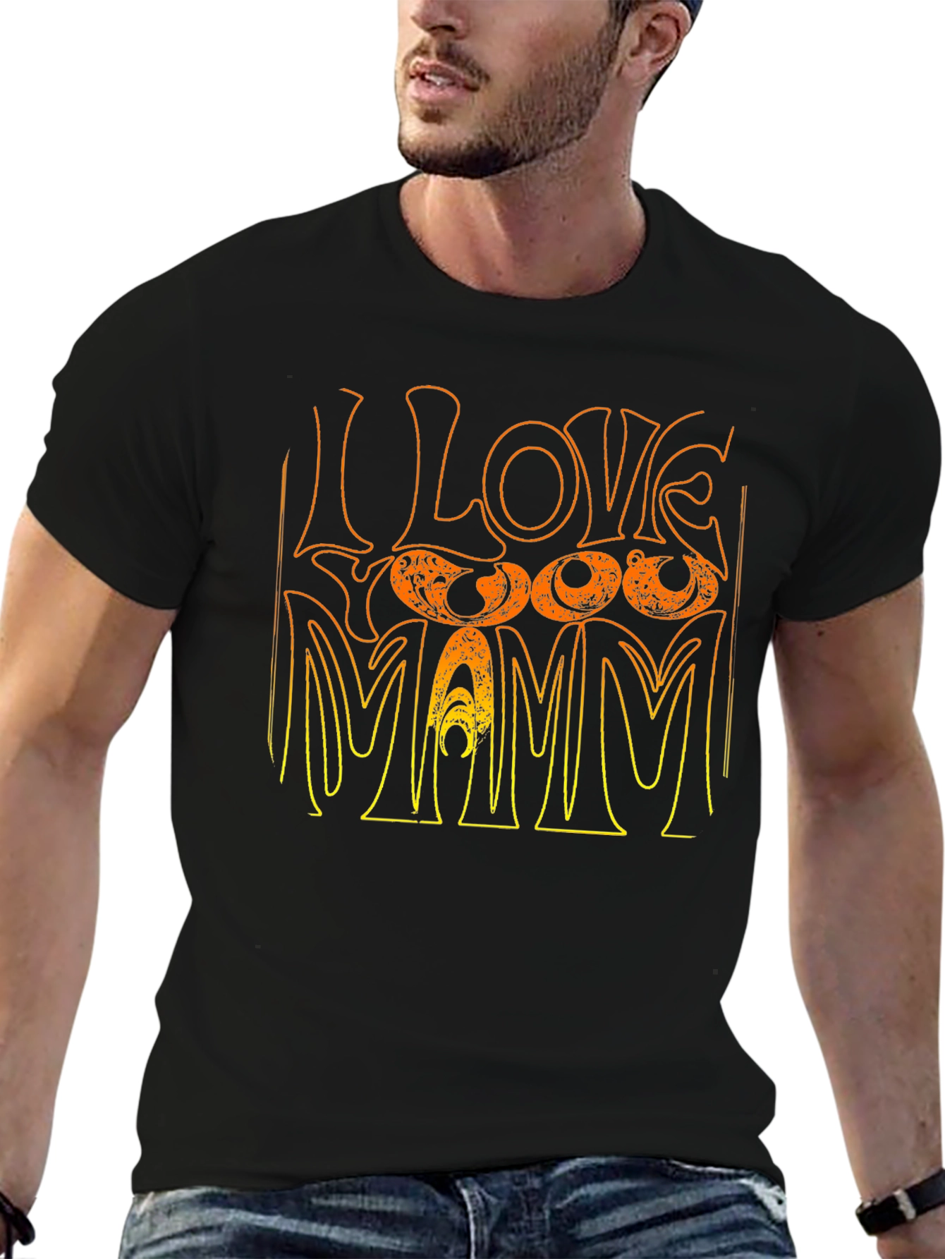 Black I Love Foo Fighters Mamm T-Shirt view 6