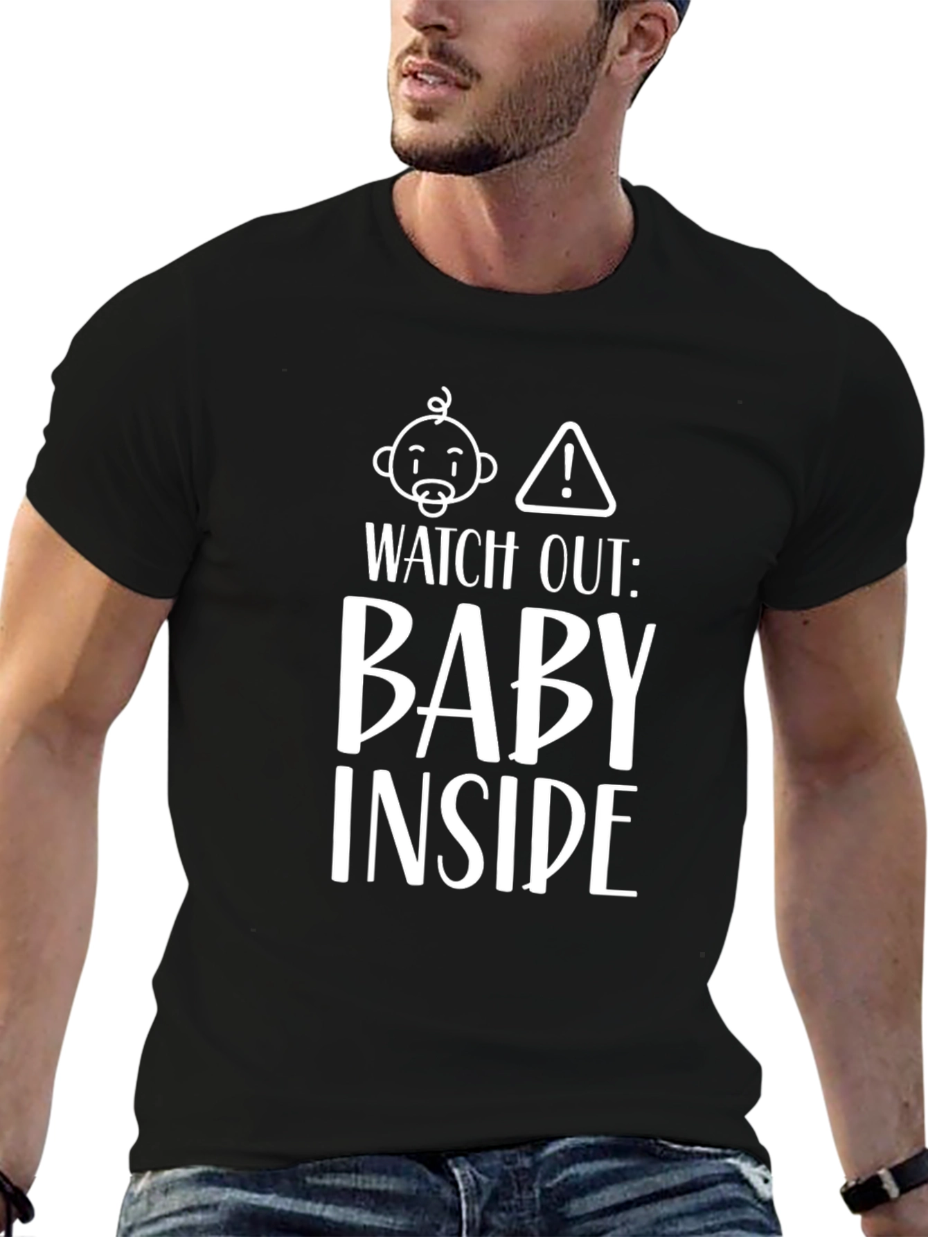 Watch Out Baby Inside Pregnancy Announcement T-Shirt - 6