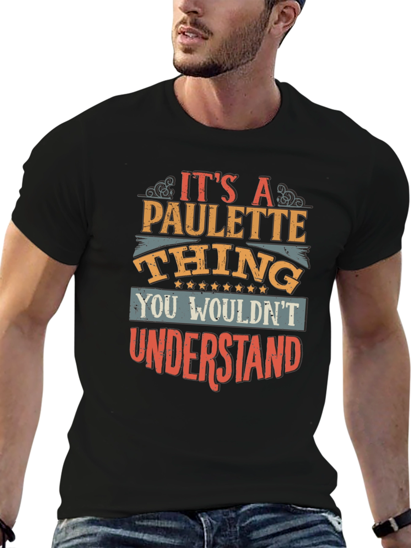 Black It's a Paulette Thing T-Shirt view 6