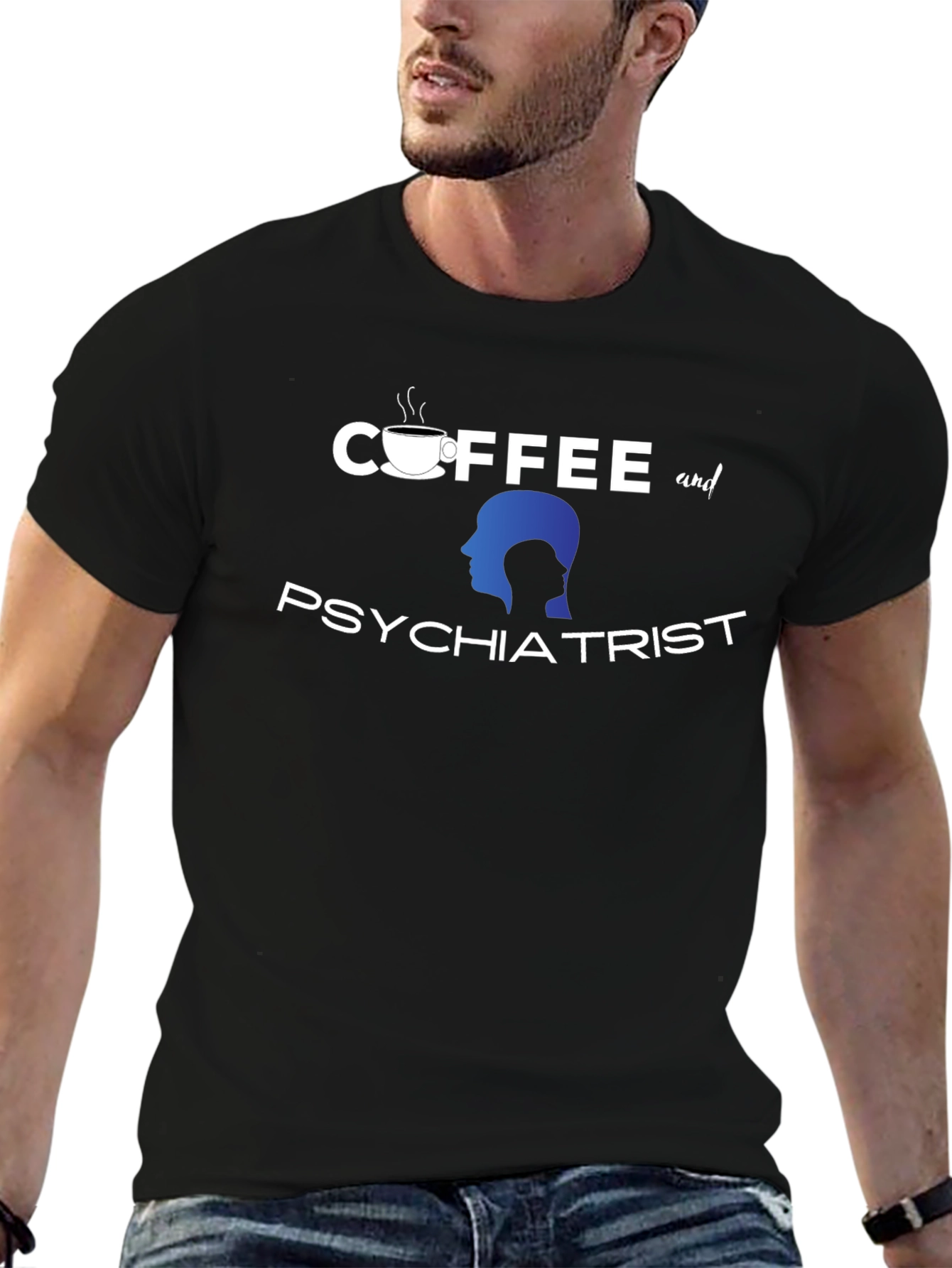 Coffee & Psychiatrist Graphic T-Shirt - 6