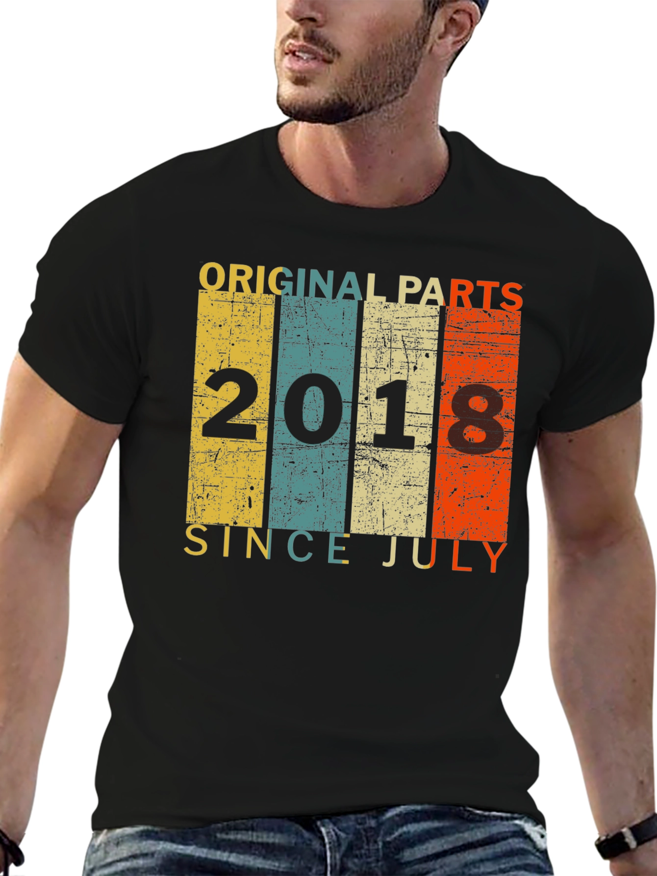 Black Original Parts 2018 Since July T-Shirt view 6