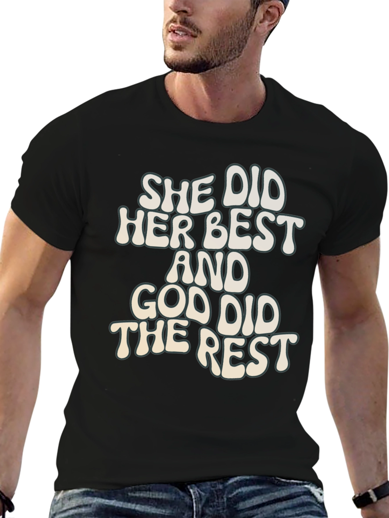 She Did Her Best Graphic T-Shirt - Christian Inspired - 6