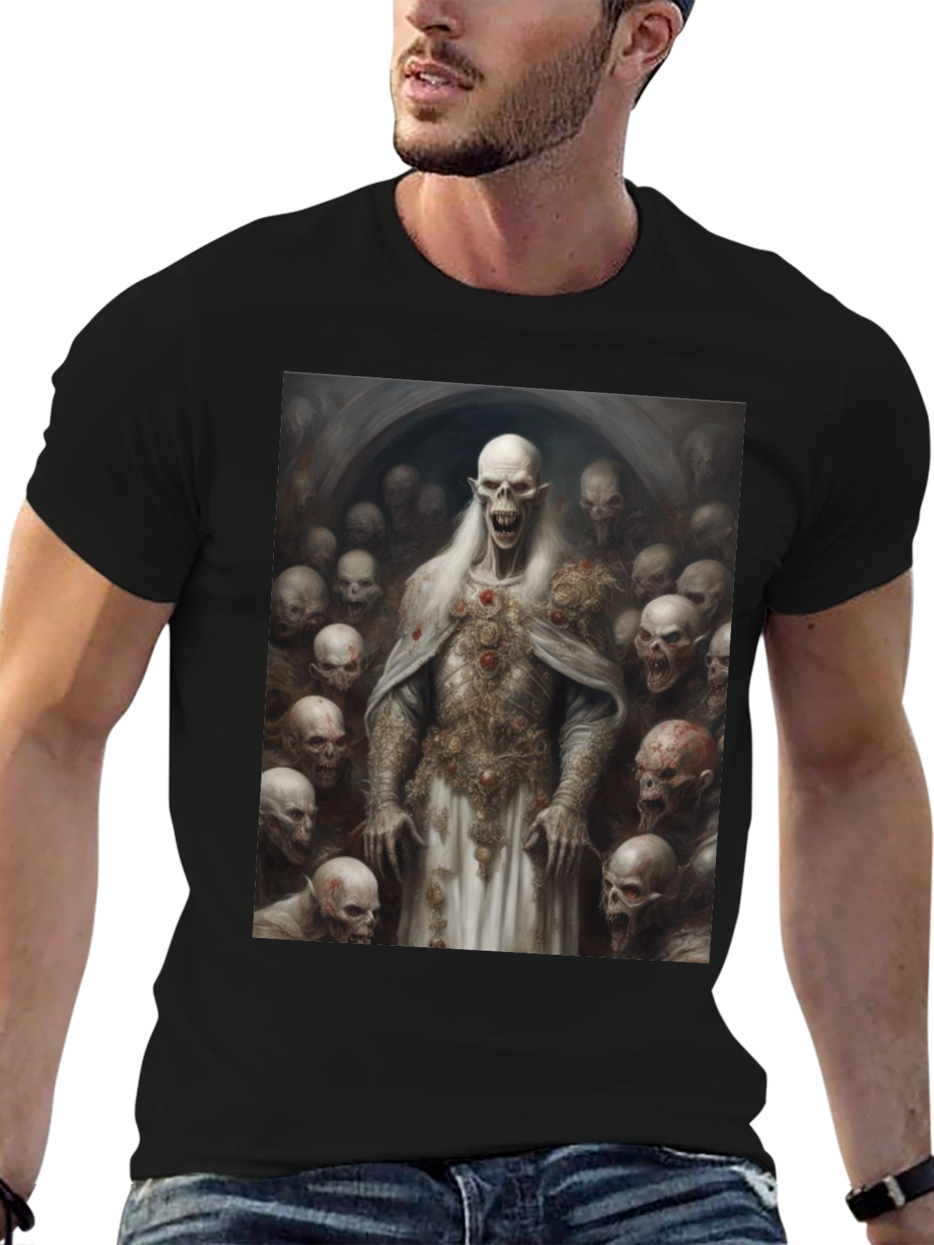 Black Undead King T-Shirt view 6