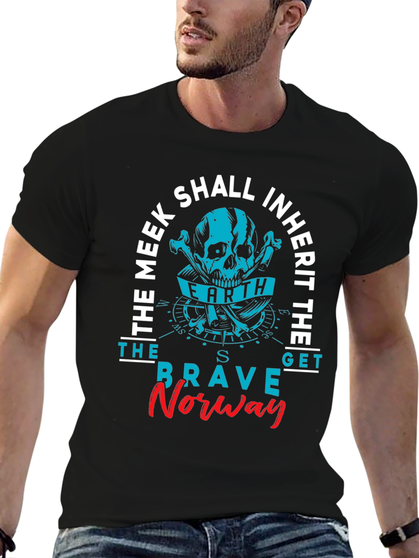 Black Meek Shall Inherit T-Shirt view 6
