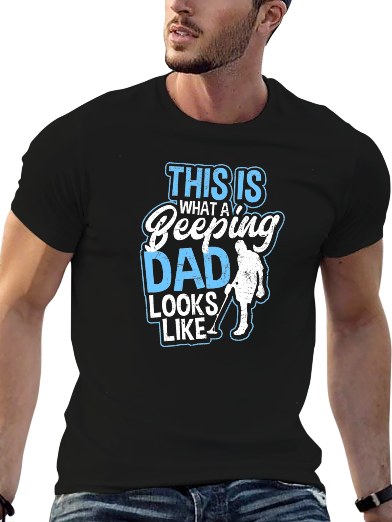 This is What a Beeping Dad Looks Like T-Shirt - 6