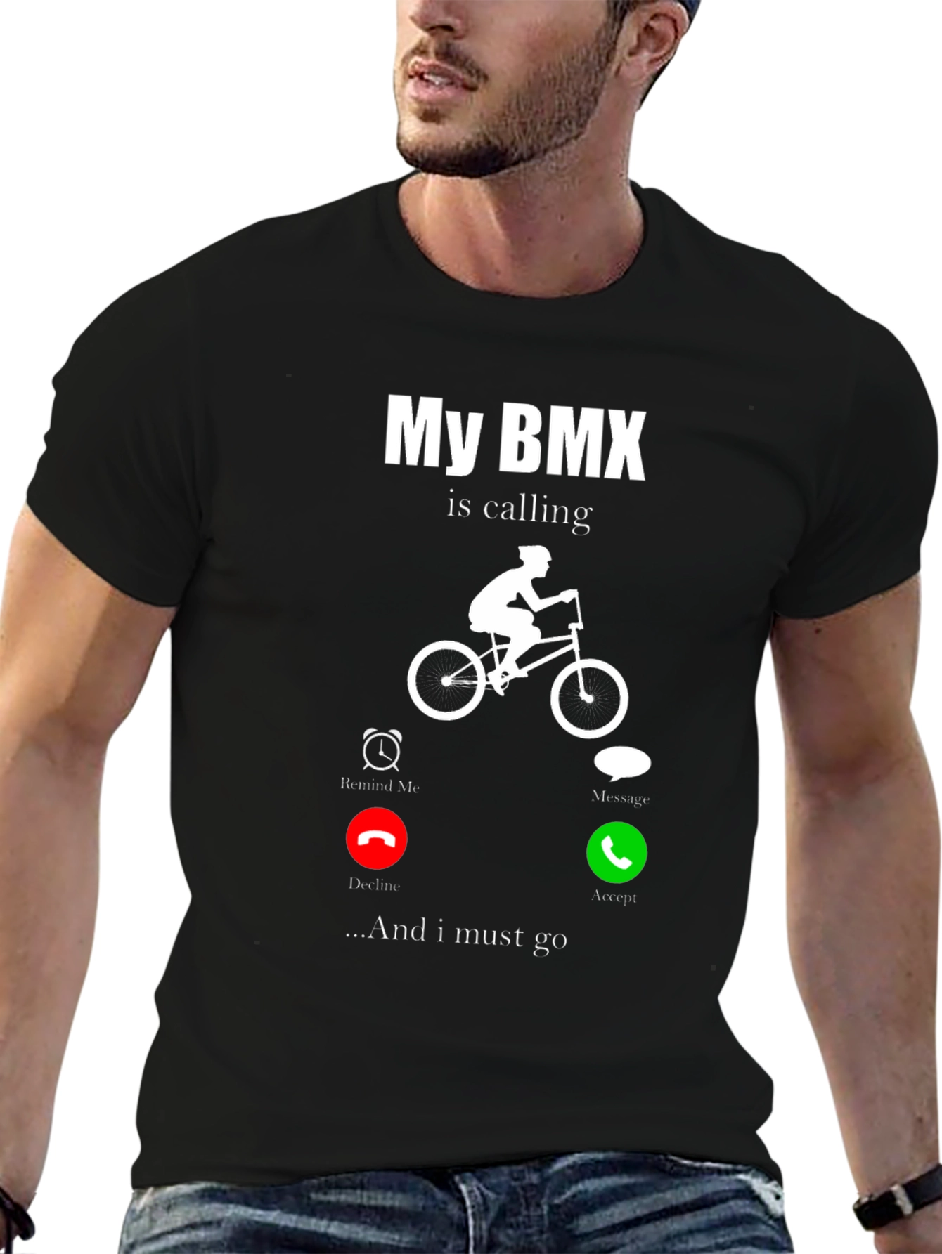 My BMX Is Calling T-Shirt - Ride On! - 6