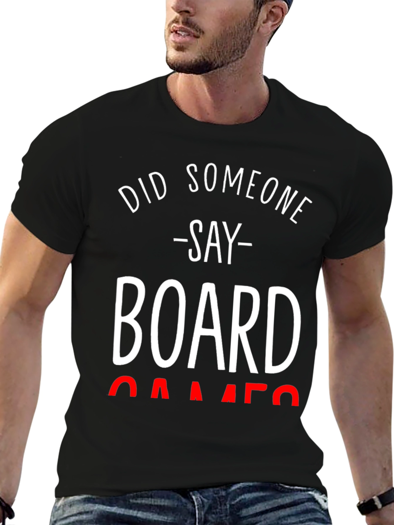 Black Board Games T-Shirt - Did Someone Say Games? view 6