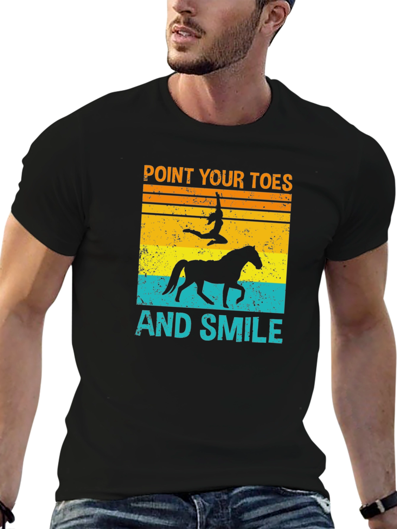 Black Point Your Toes & Smile T-Shirt view 6