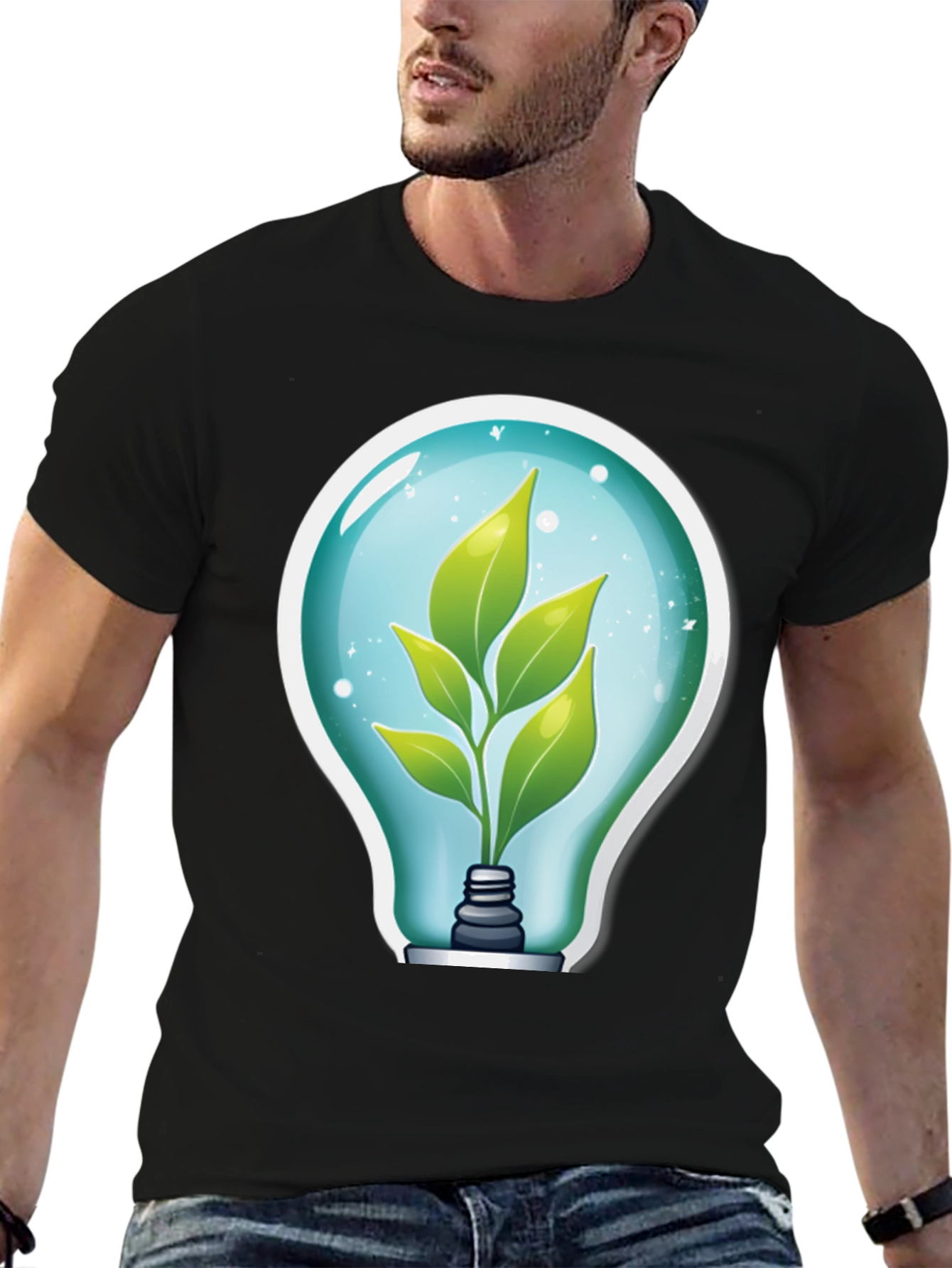 Eco-Friendly Bulb T-Shirt - 6