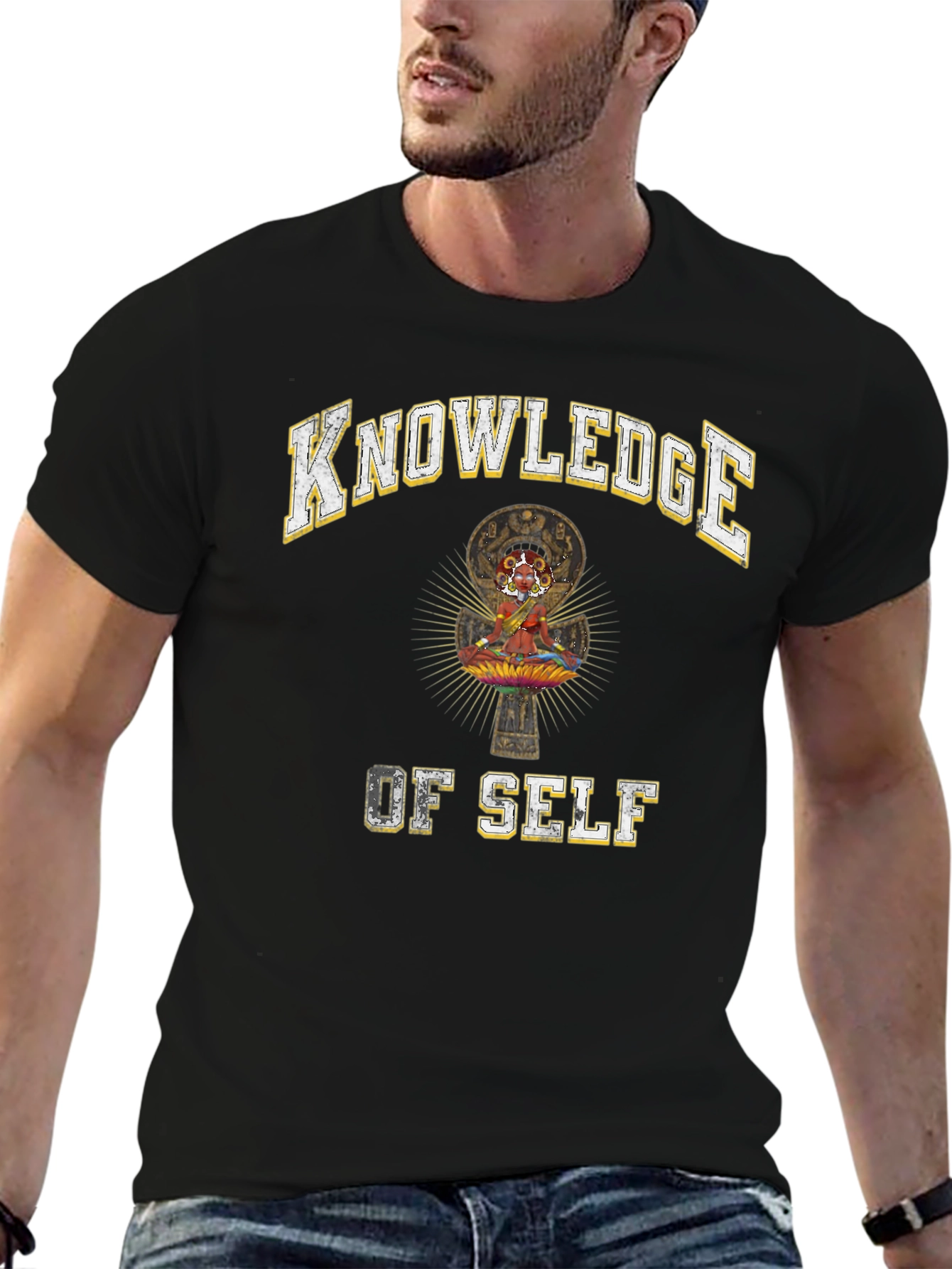 Black Knowledge of Self Graphic T-Shirt view 6