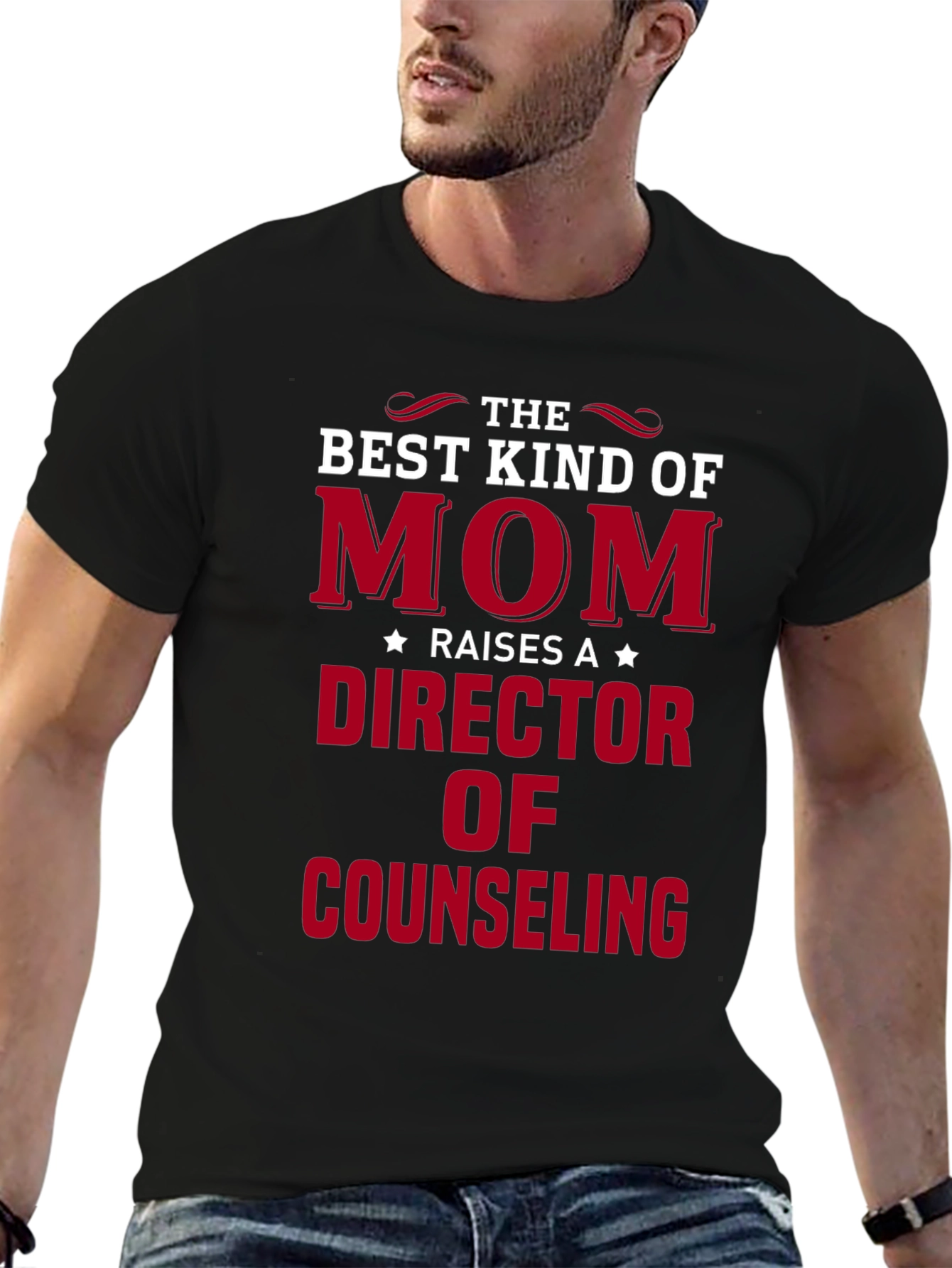 Black Mom Raises a Director of Counseling T-Shirt view 6