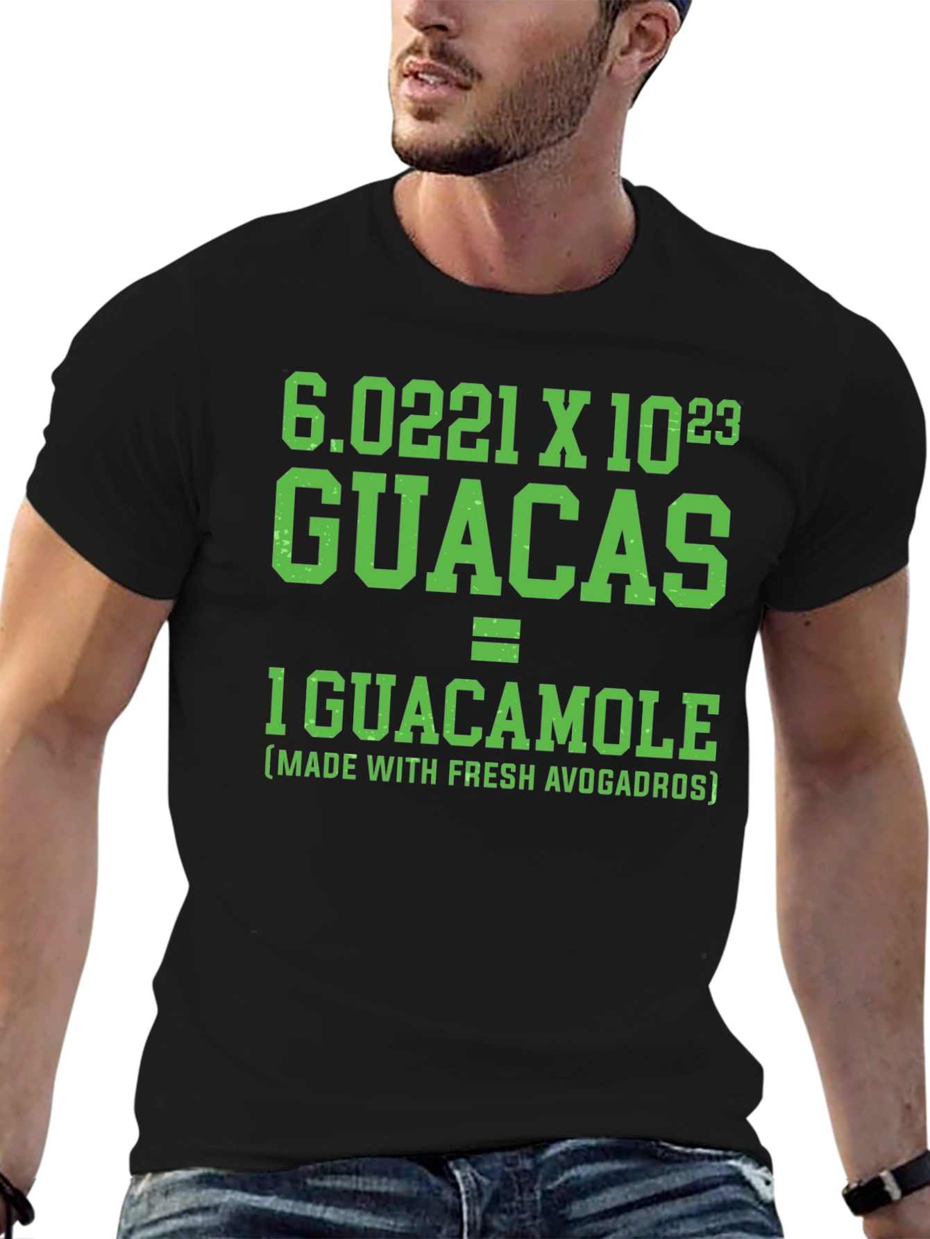 Guacamole Equation T-Shirt: Fresh Avogadros - 6